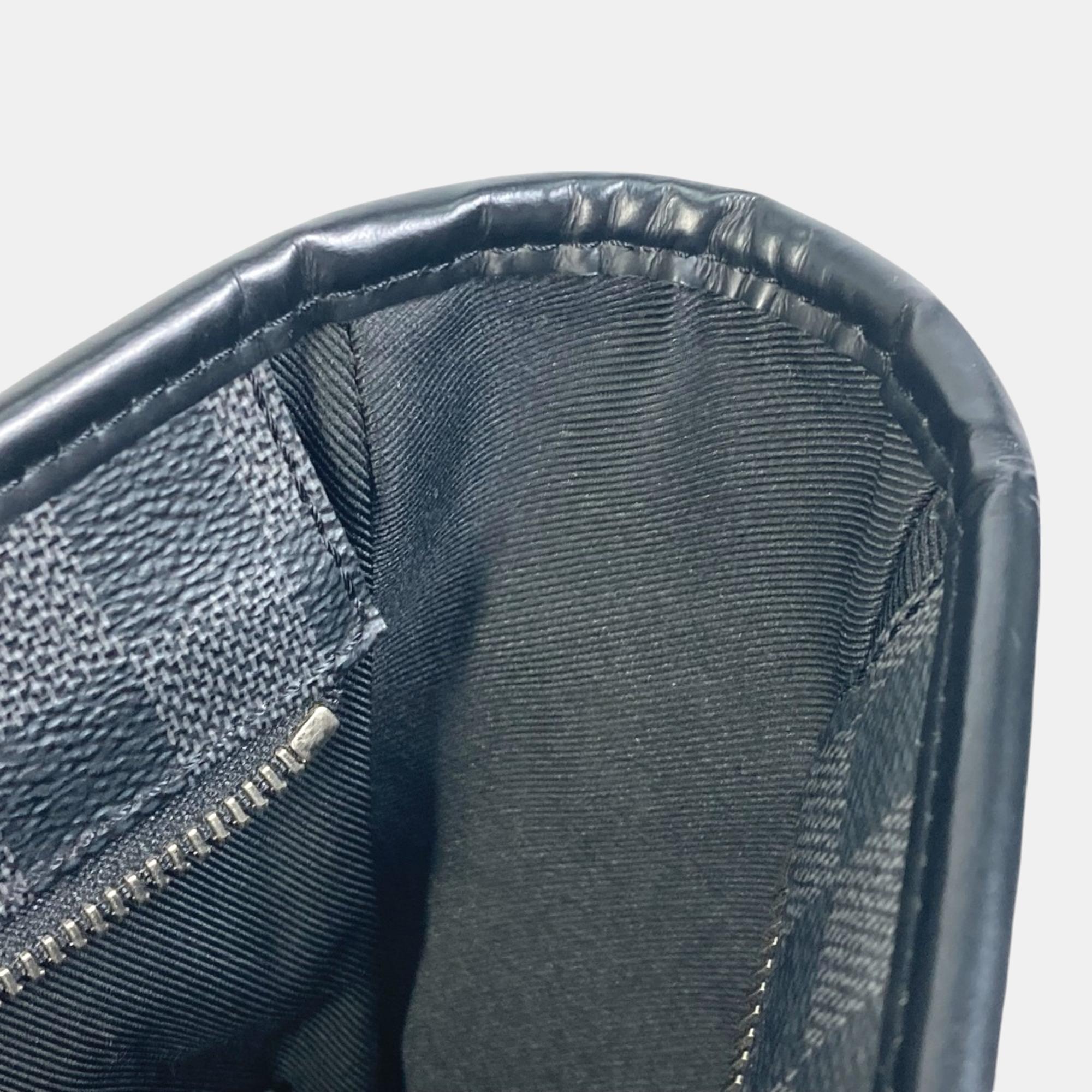 Louis Vuitton Black X Red Based Damier Graphite Tote Bag