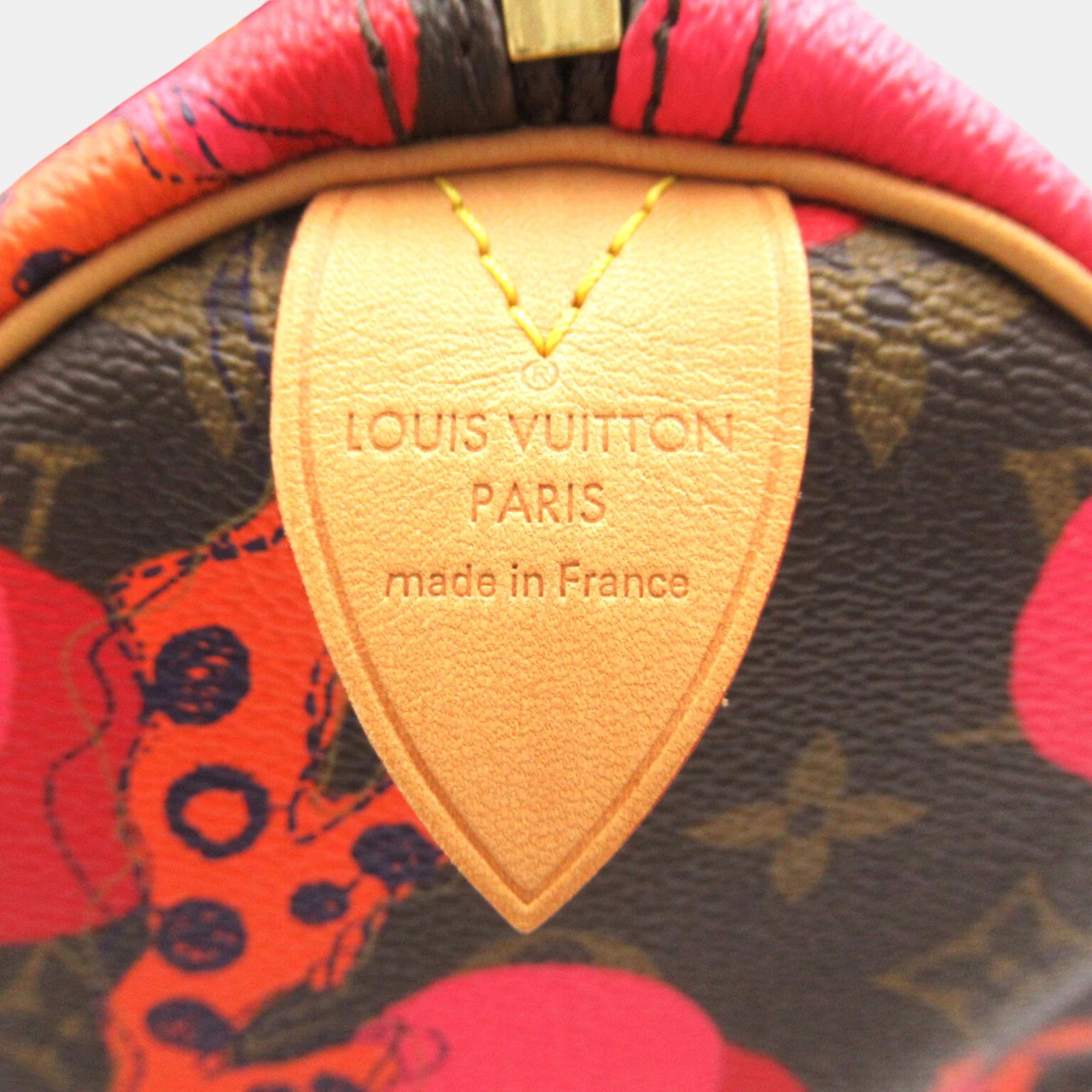 Louis Vuitton Orange Monogram La Mage PVC Coated Canvas Speedy 30 Handbag