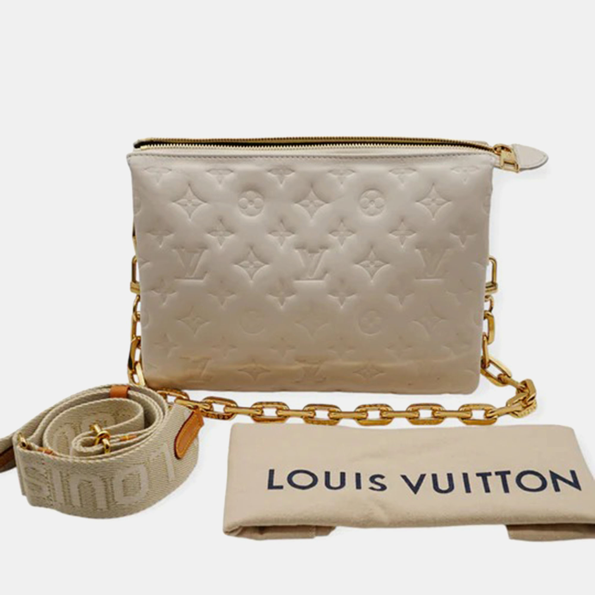 Louis Vuitton Coussin White Crossbody Bag