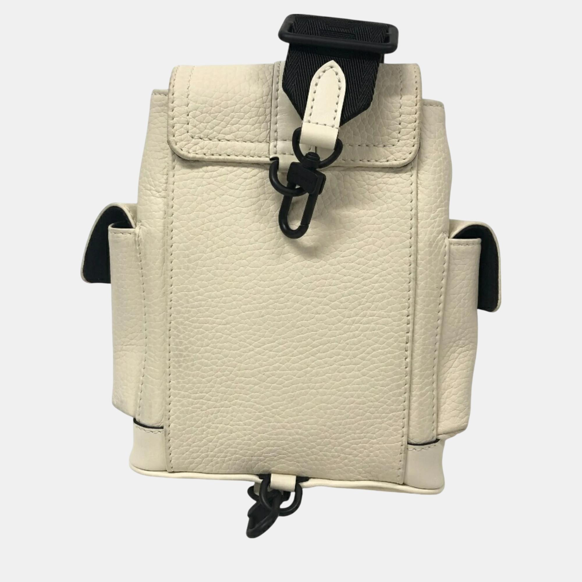 Louis Vuitton White Christopher Xs Body Bag