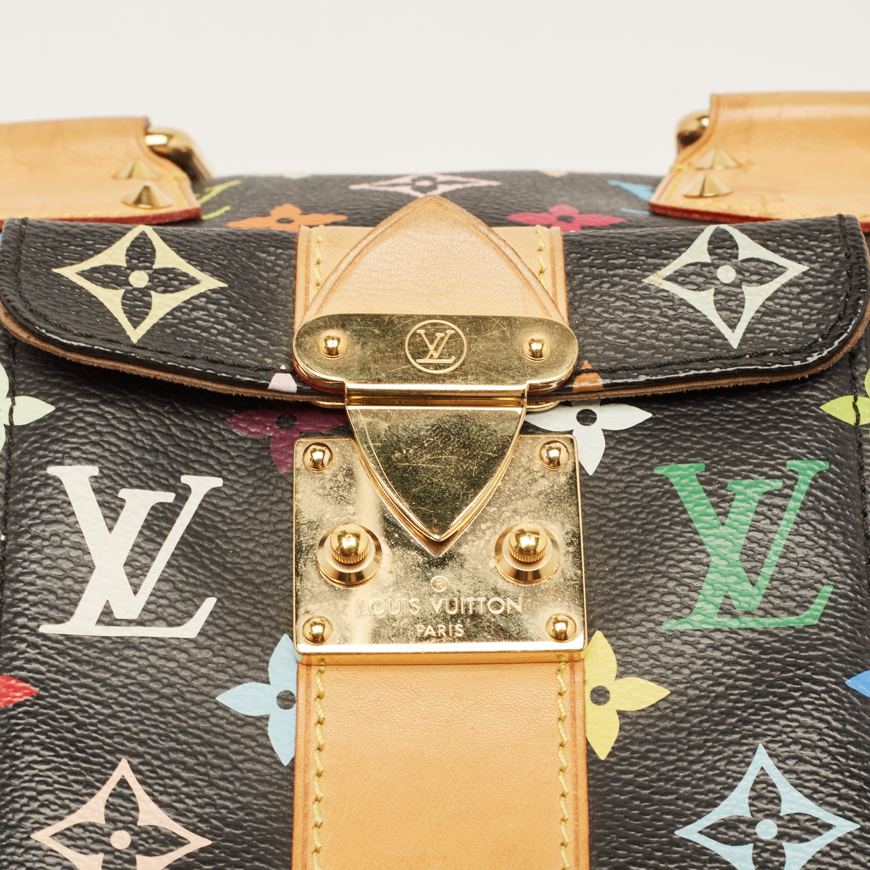 Louis Vuitton Black Monogram Multicolore Canvas Speedy 30 Bag