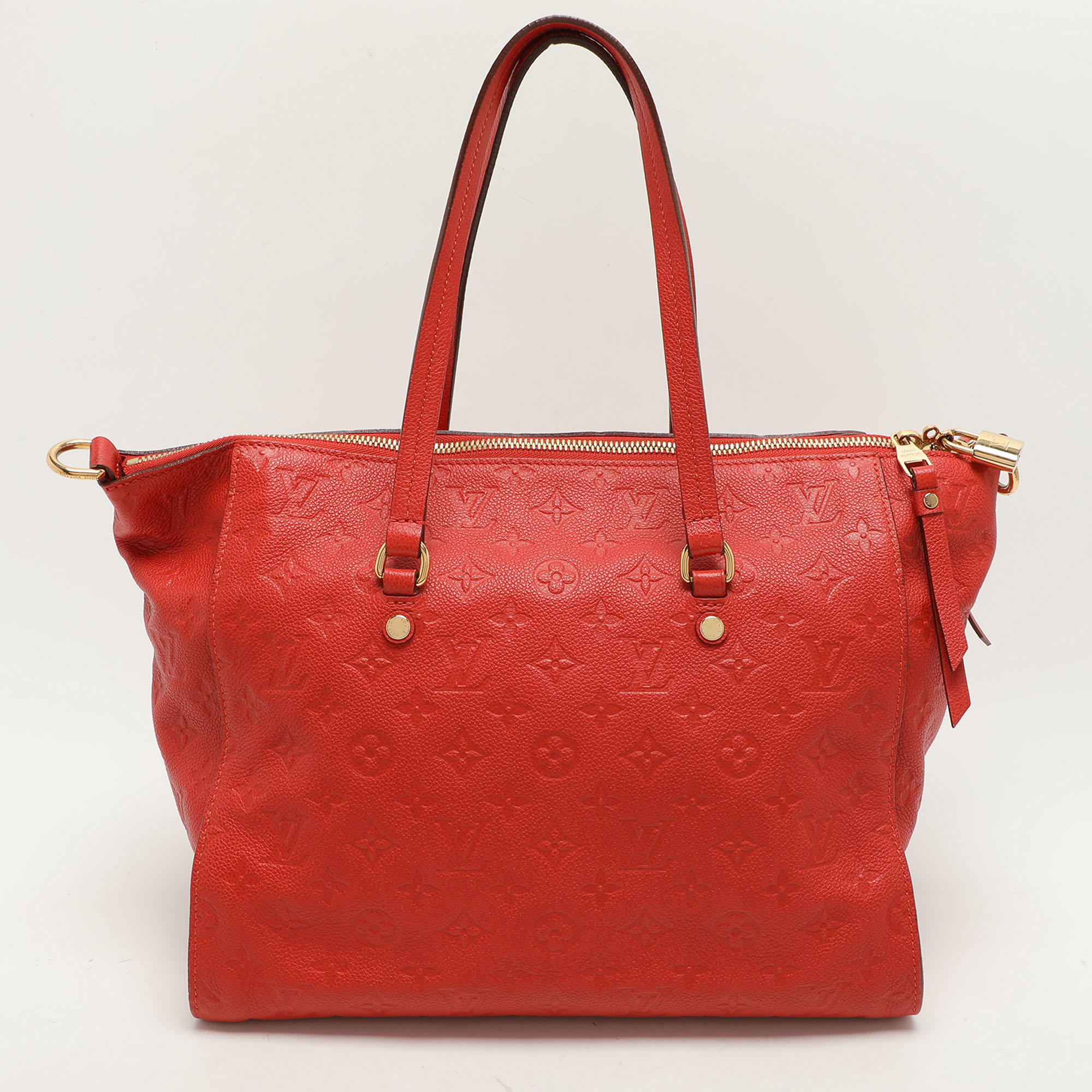 Louis Vuitton Cherry Monogram Empreinte Leather Lumineuse PM Bag