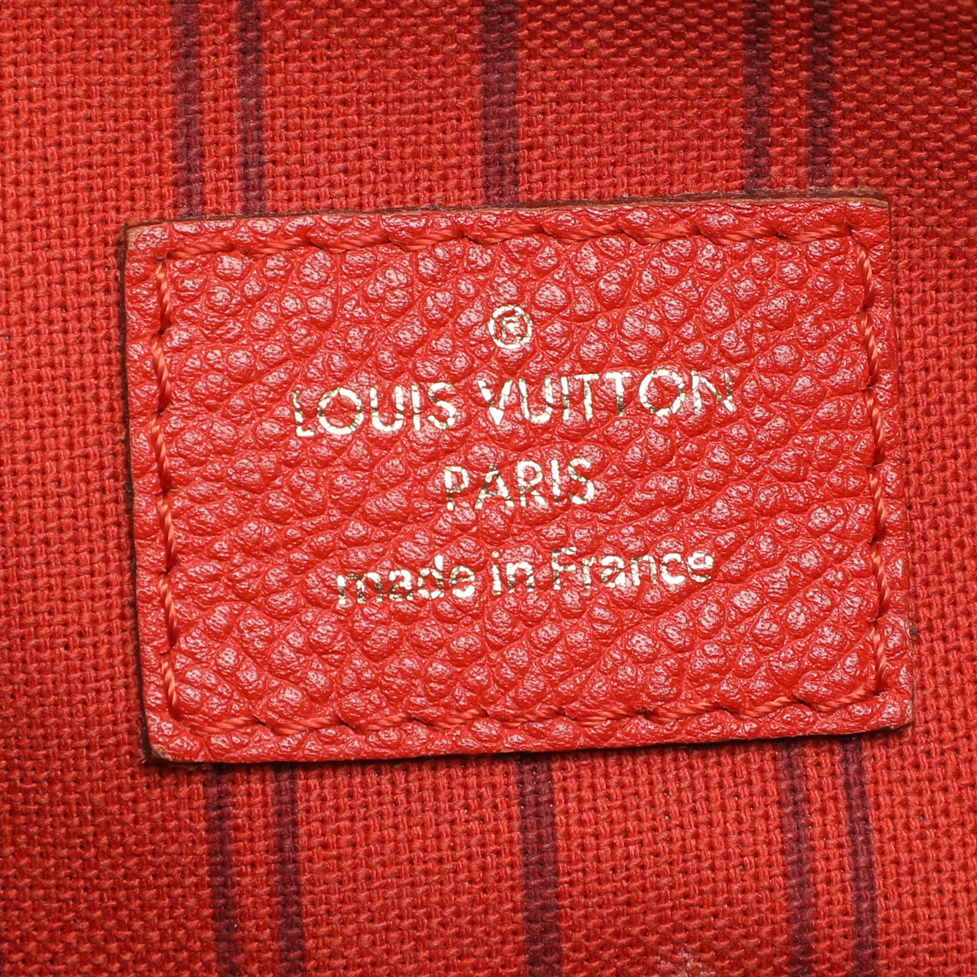 Louis Vuitton Cherry Monogram Empreinte Leather Lumineuse PM Bag