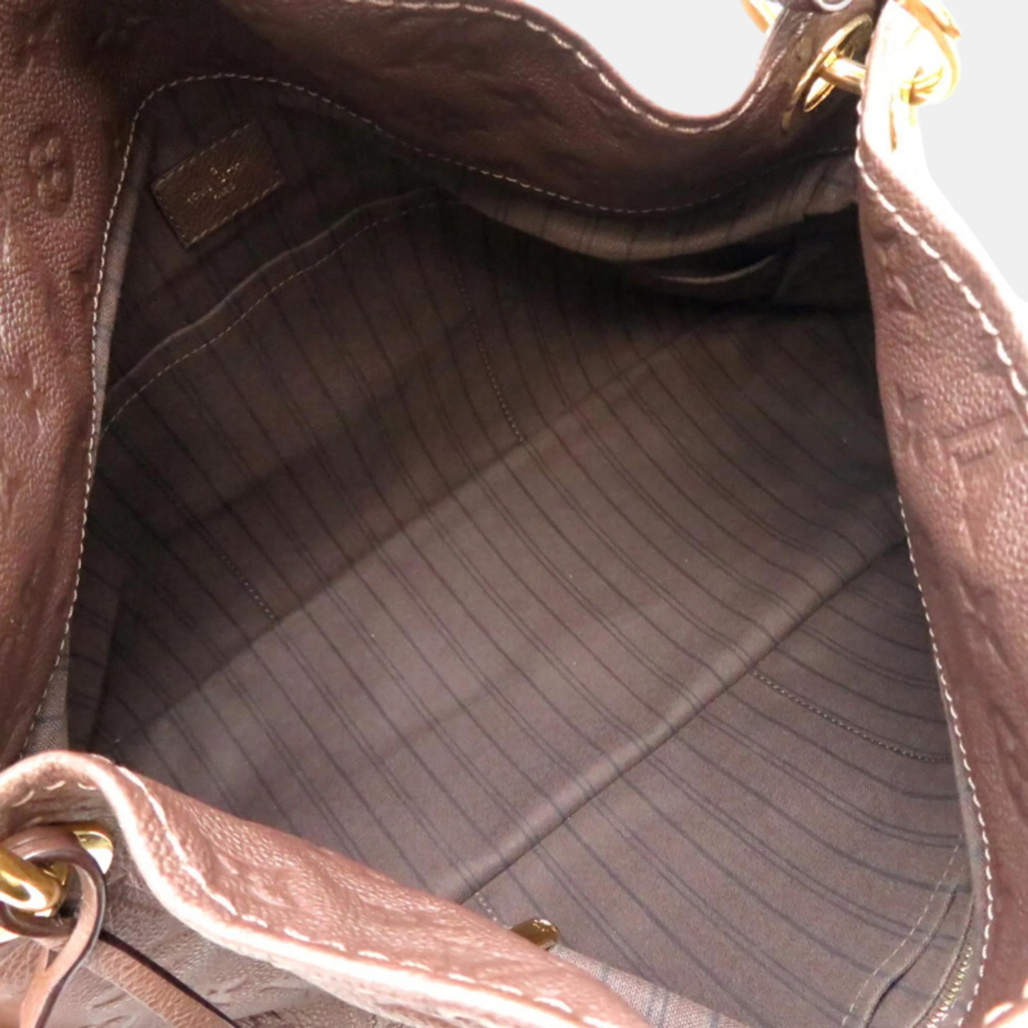 Louis Vuitton Monogram Empreinte Brown Artsy Mm Tote Bag