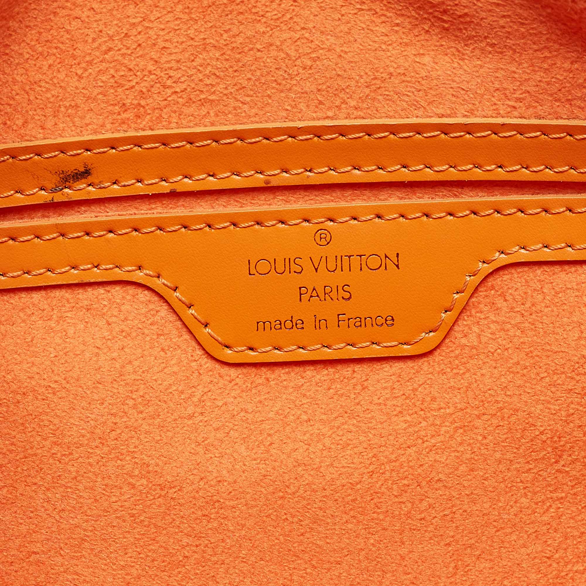 Louis Vuitton Mandarin Epi Leather Soufflot Bag