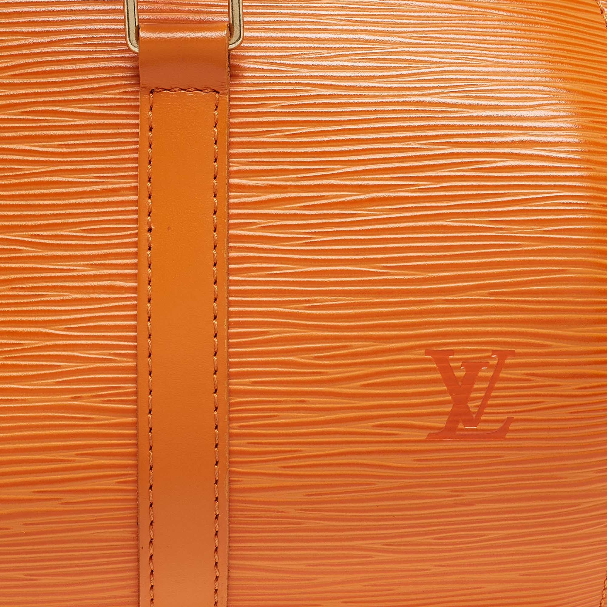 Louis Vuitton Mandarin Epi Leather Soufflot Bag