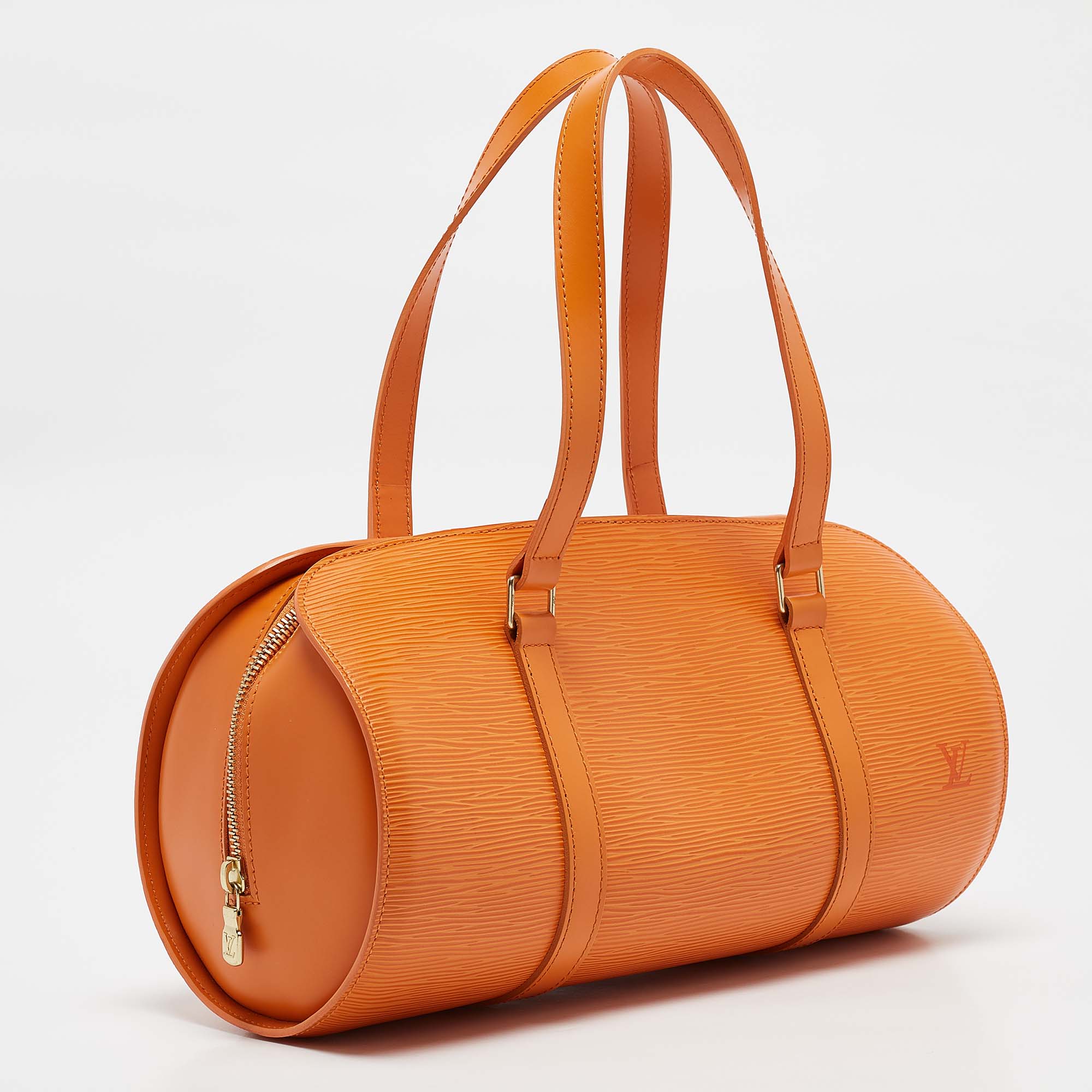 Louis Vuitton Mandarin Epi Leather Soufflot Bag