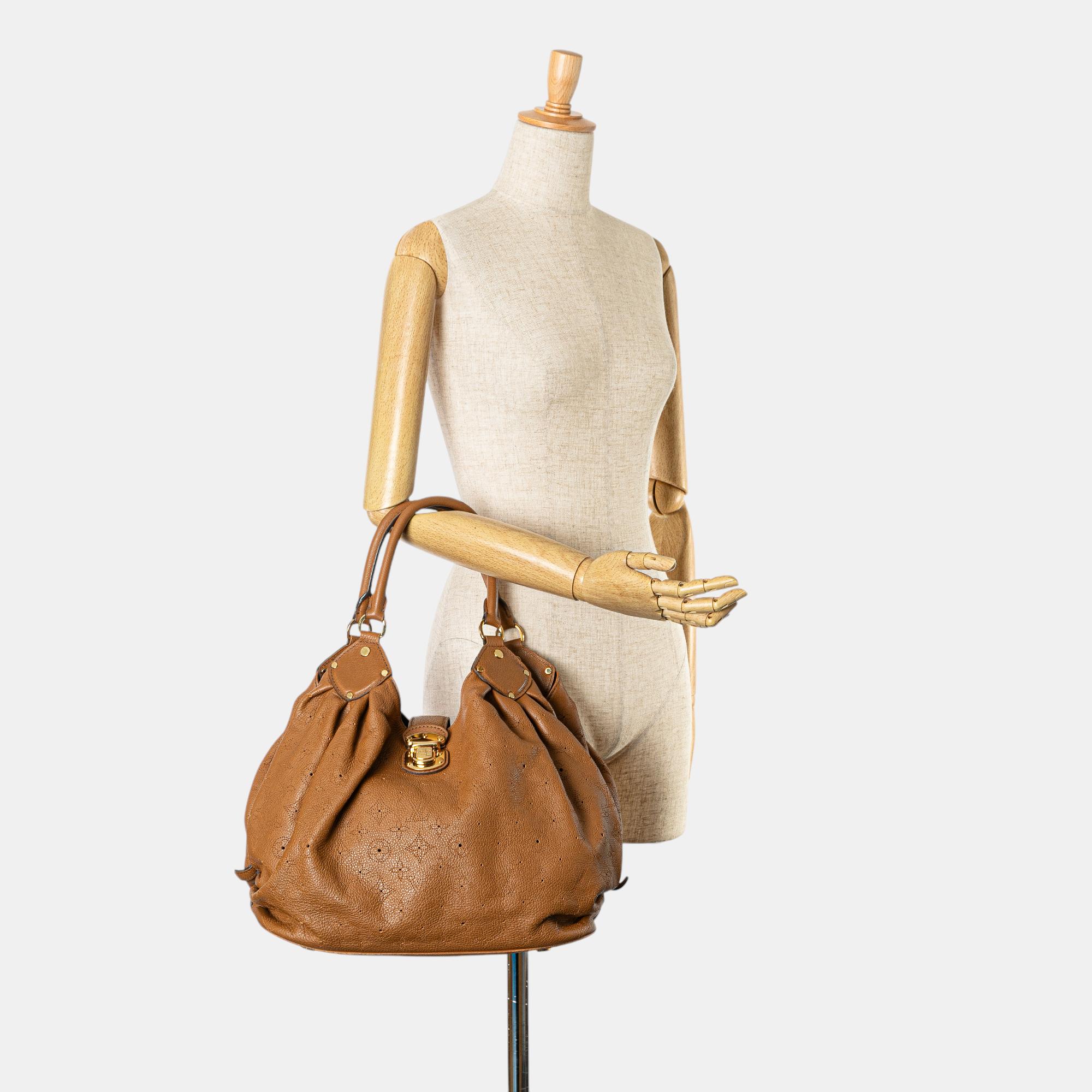 Louis Vuitton Brown Monogram Mahina L Hobo