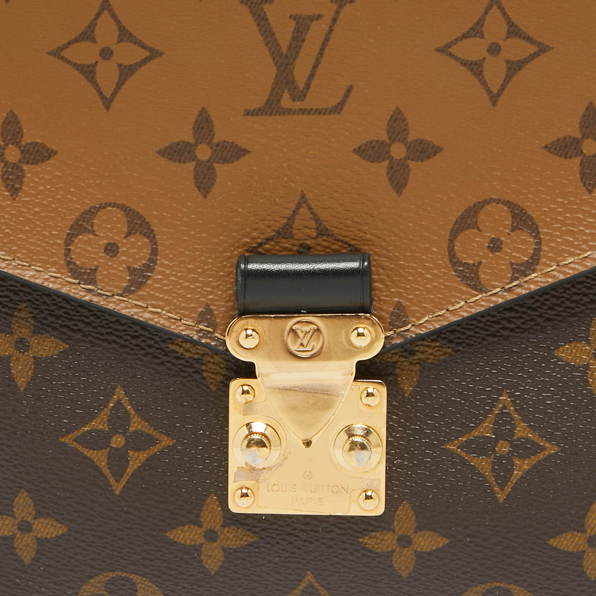 Louis Vuitton Monogram Reverse Canvas Pochette Metis Bag