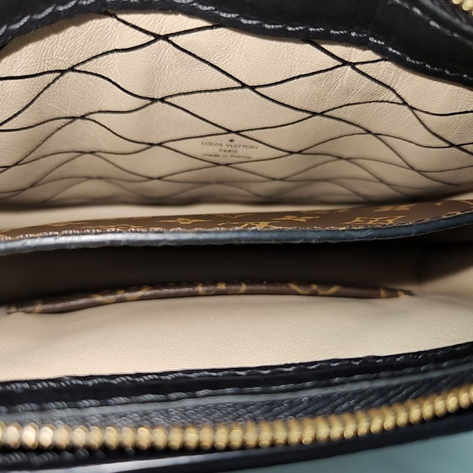 Louis Vuitton Monogram Reverse Trunk Clutch And Shoulder Bag