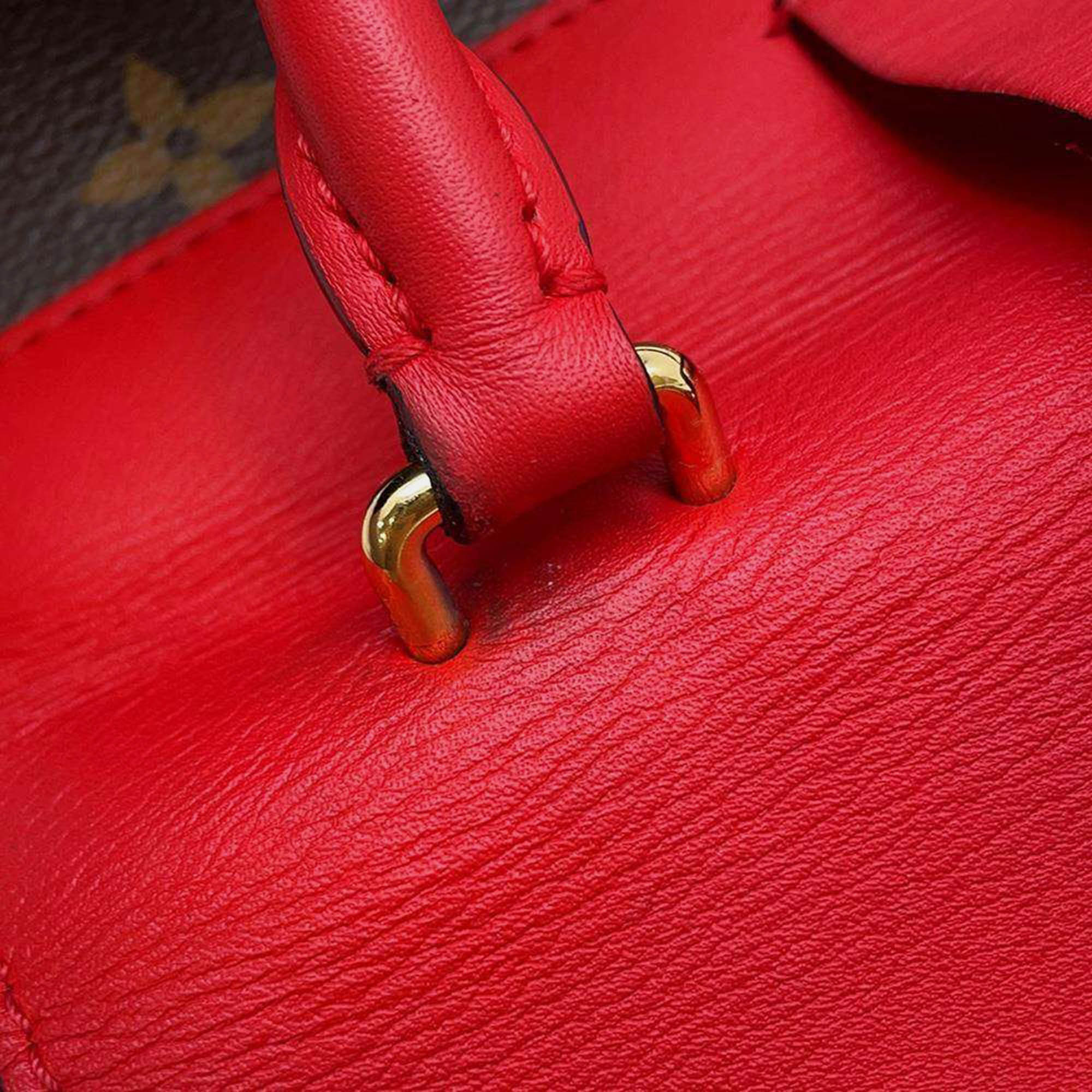 Louis Vuitton Coquelicot Monogram Locky Size BB