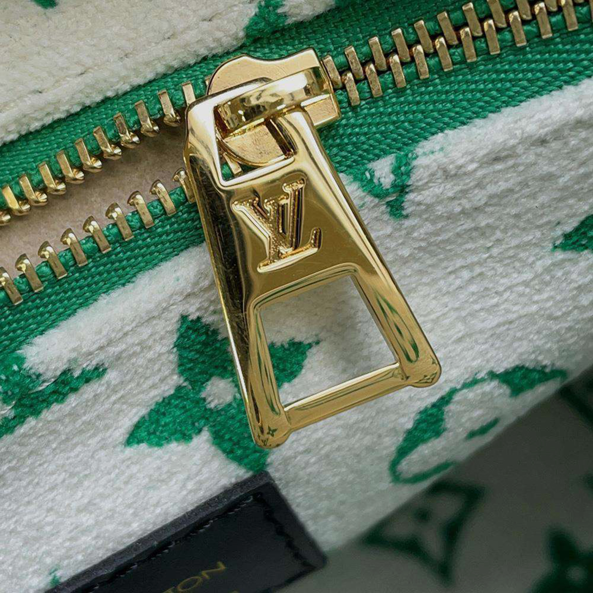 Louis Vuitton Green Monogram Jacquard Velvet LV Match Onthego Size PM