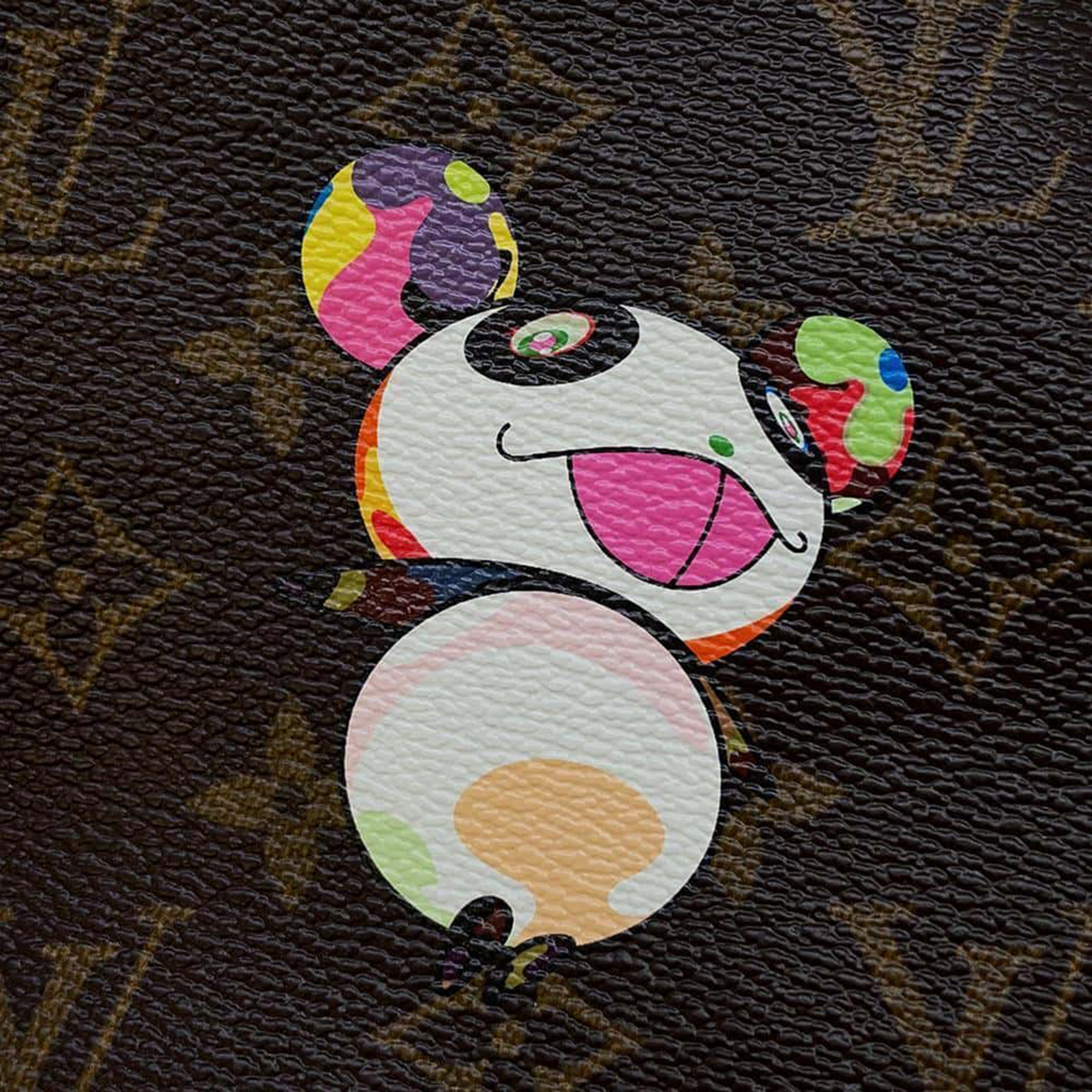 Louis Vuitton Pochette Accessoires Brown Monogram Panda Takashi Murakami