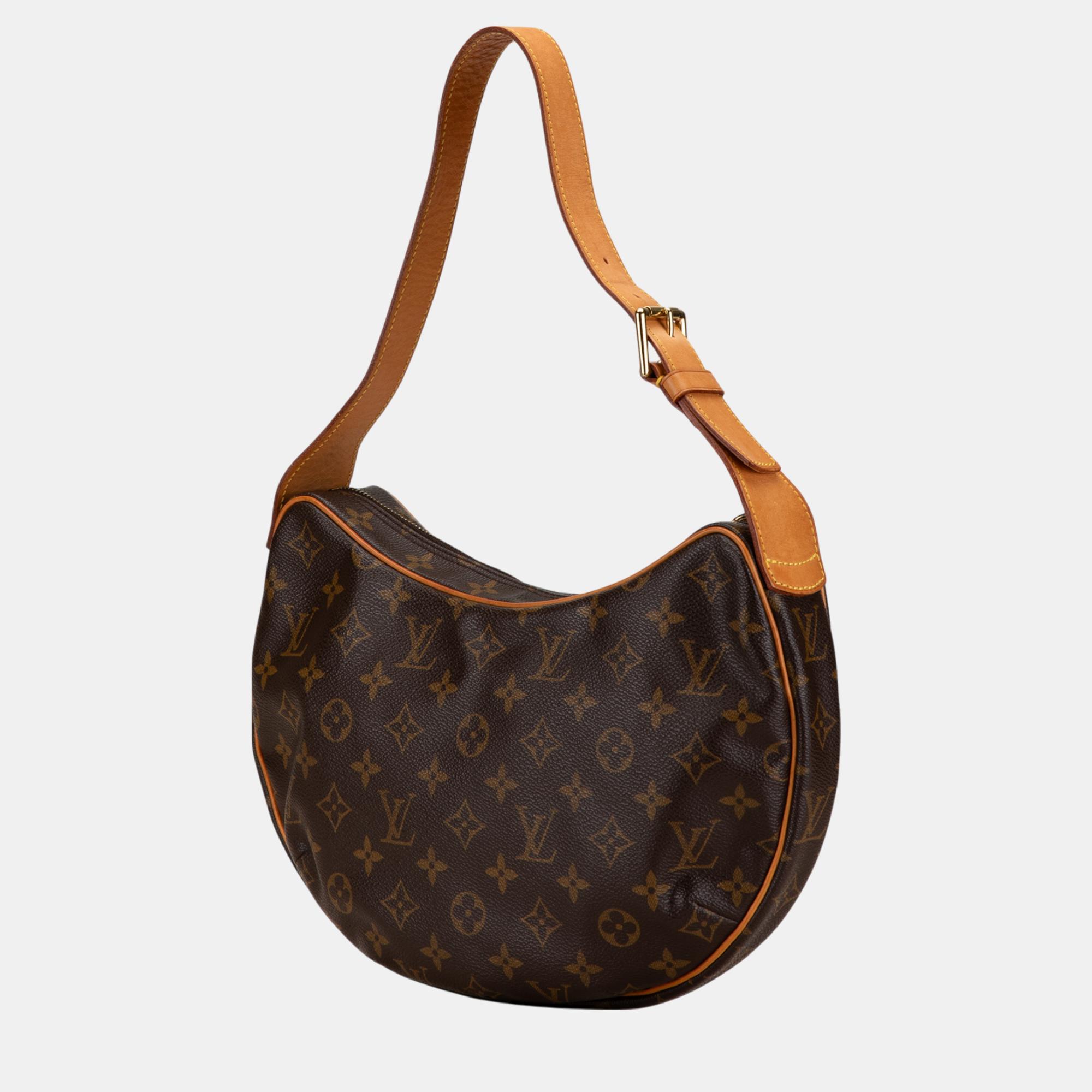 Louis Vuitton Brown Monogram Croissant MM