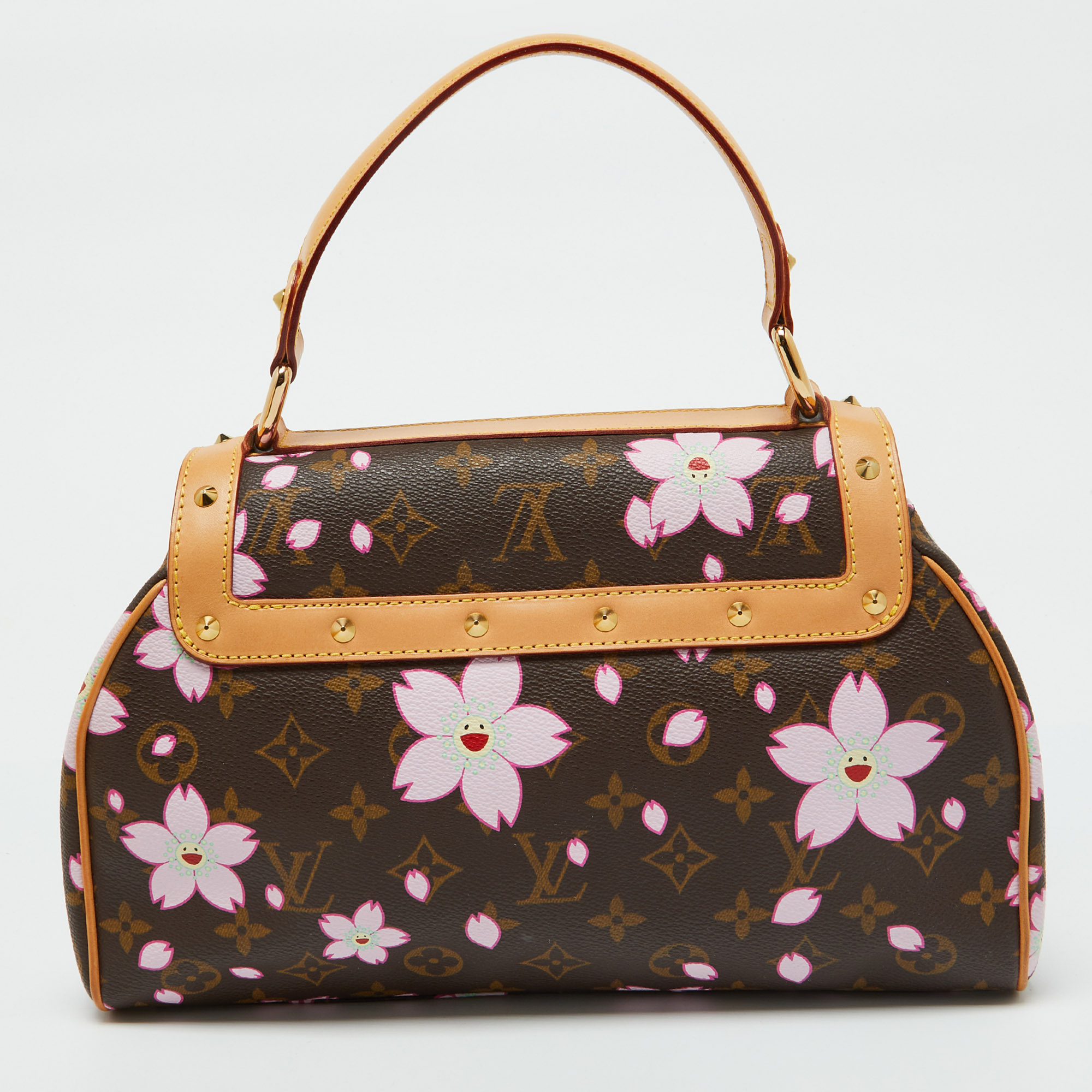 Louis Vuitton X Takashi Murakami Monogram Cherry Blossom Sac Retro Bag