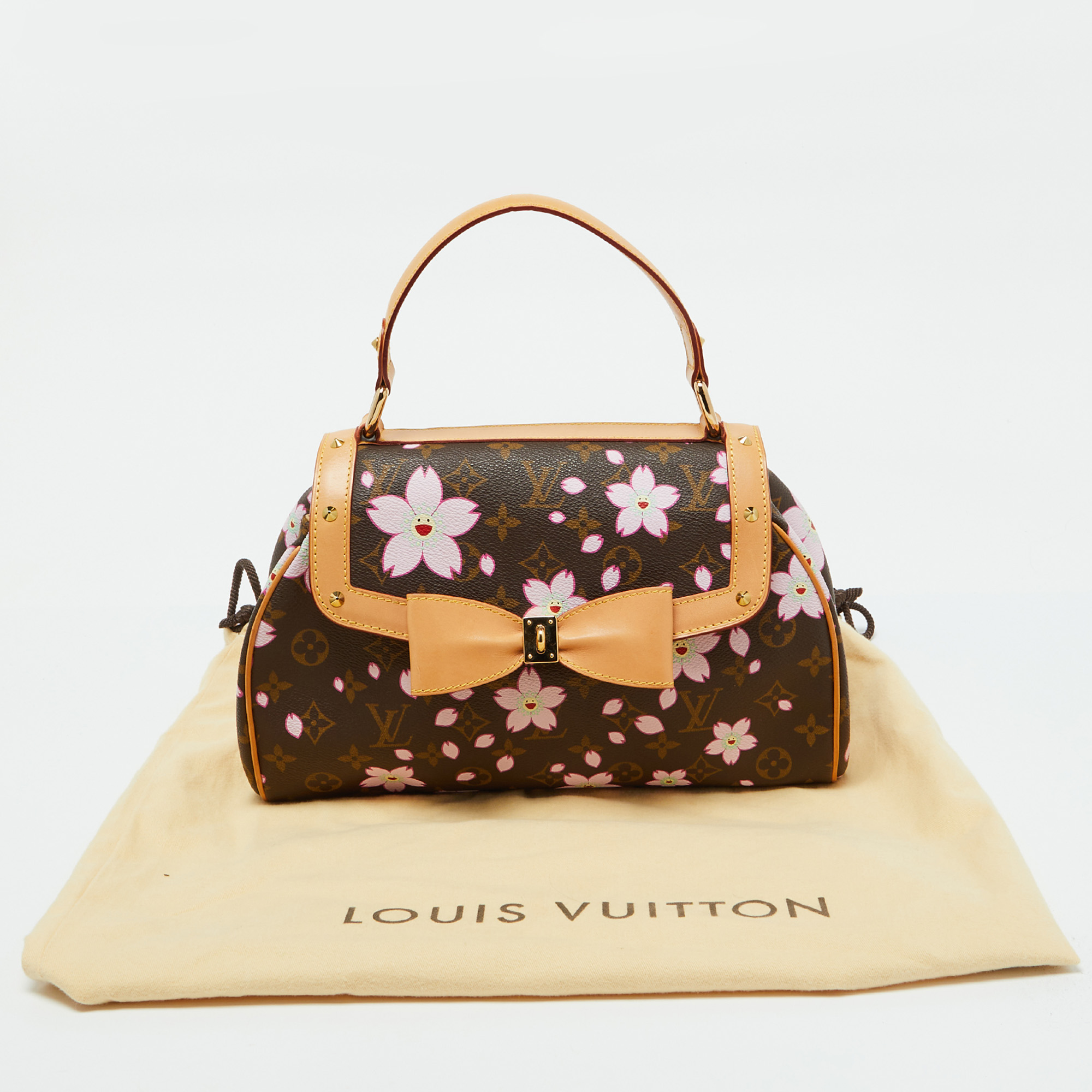 Louis Vuitton X Takashi Murakami Monogram Cherry Blossom Sac Retro Bag