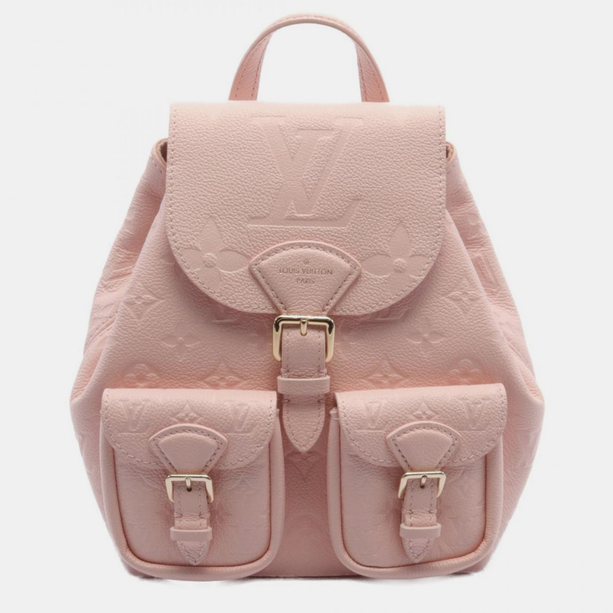 Louis Vuitton Pink Leather Monogram Empreinte Opal Backpack