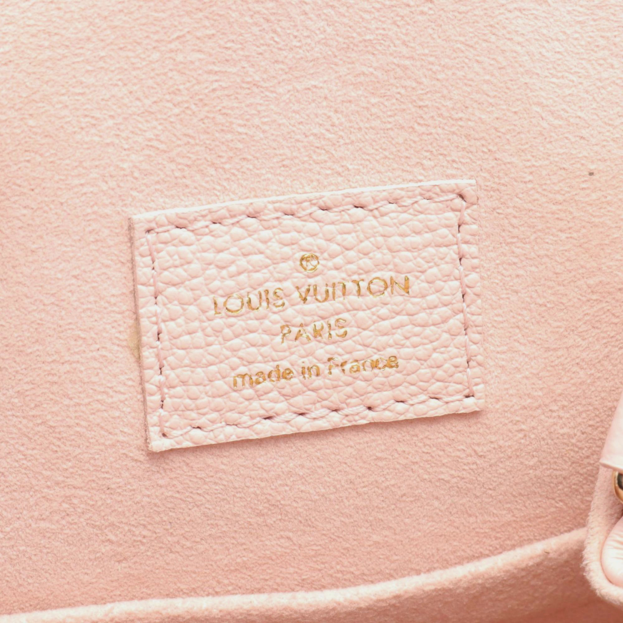 Louis Vuitton Pink Leather Monogram Empreinte Opal Backpack