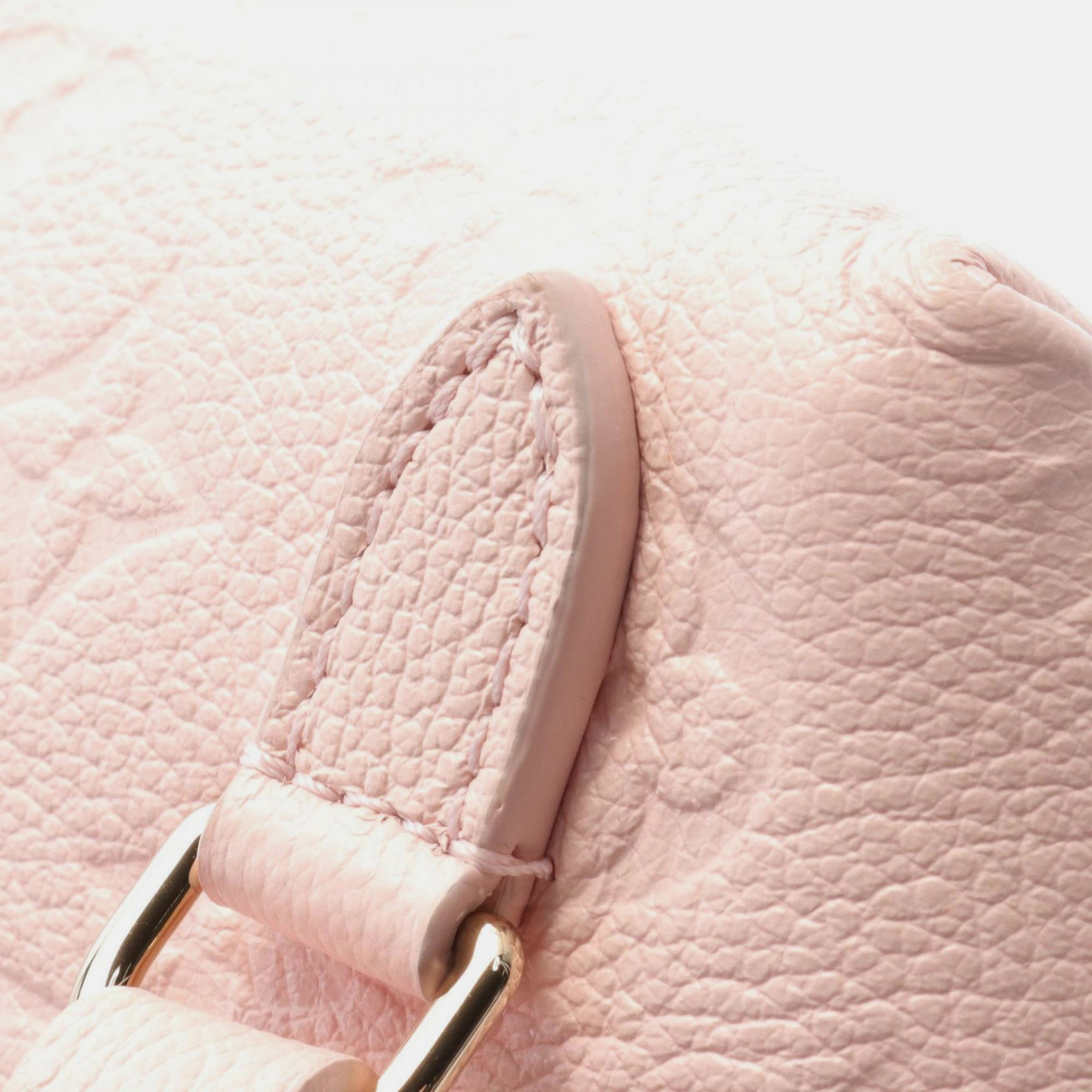 Louis Vuitton Pink Leather Monogram Empreinte Opal Backpack