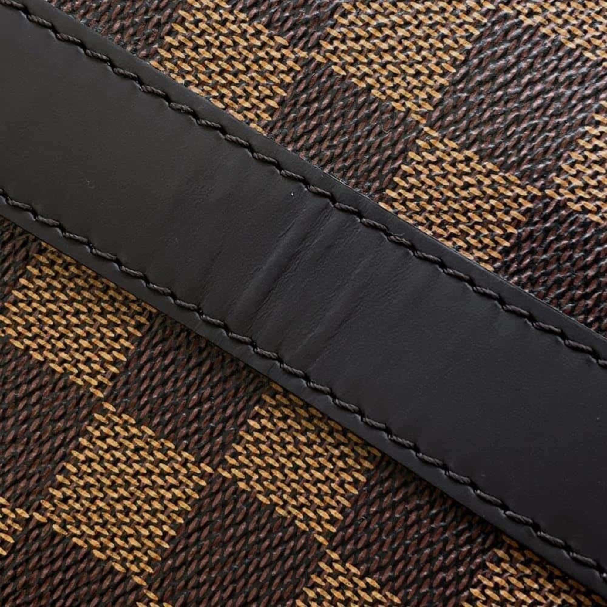 Louis Vuitton Damier Ebene Keepall Bandouliere Boston Bag