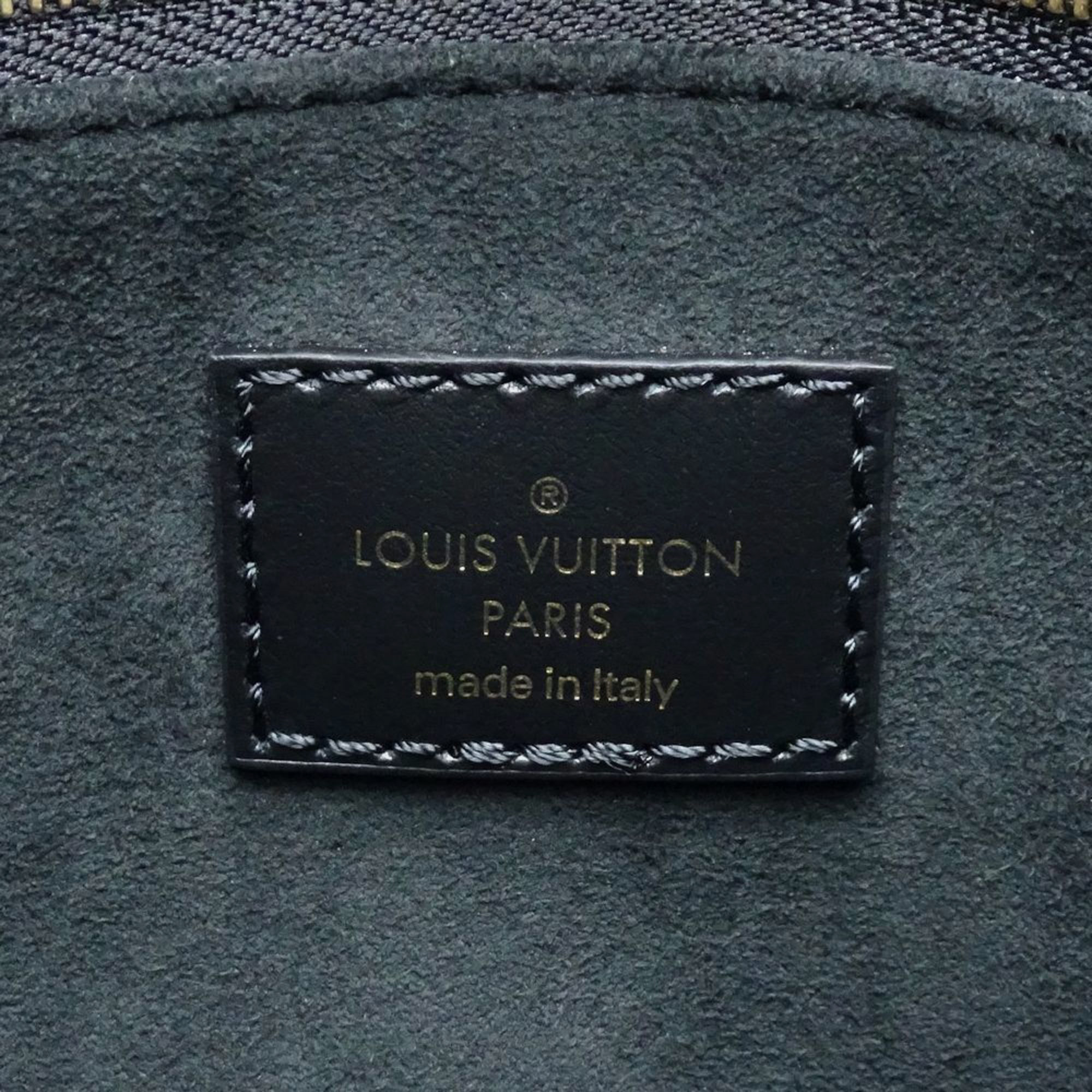 Louis Vuitton Noir Monogram Empreinte On The Go PM Bag