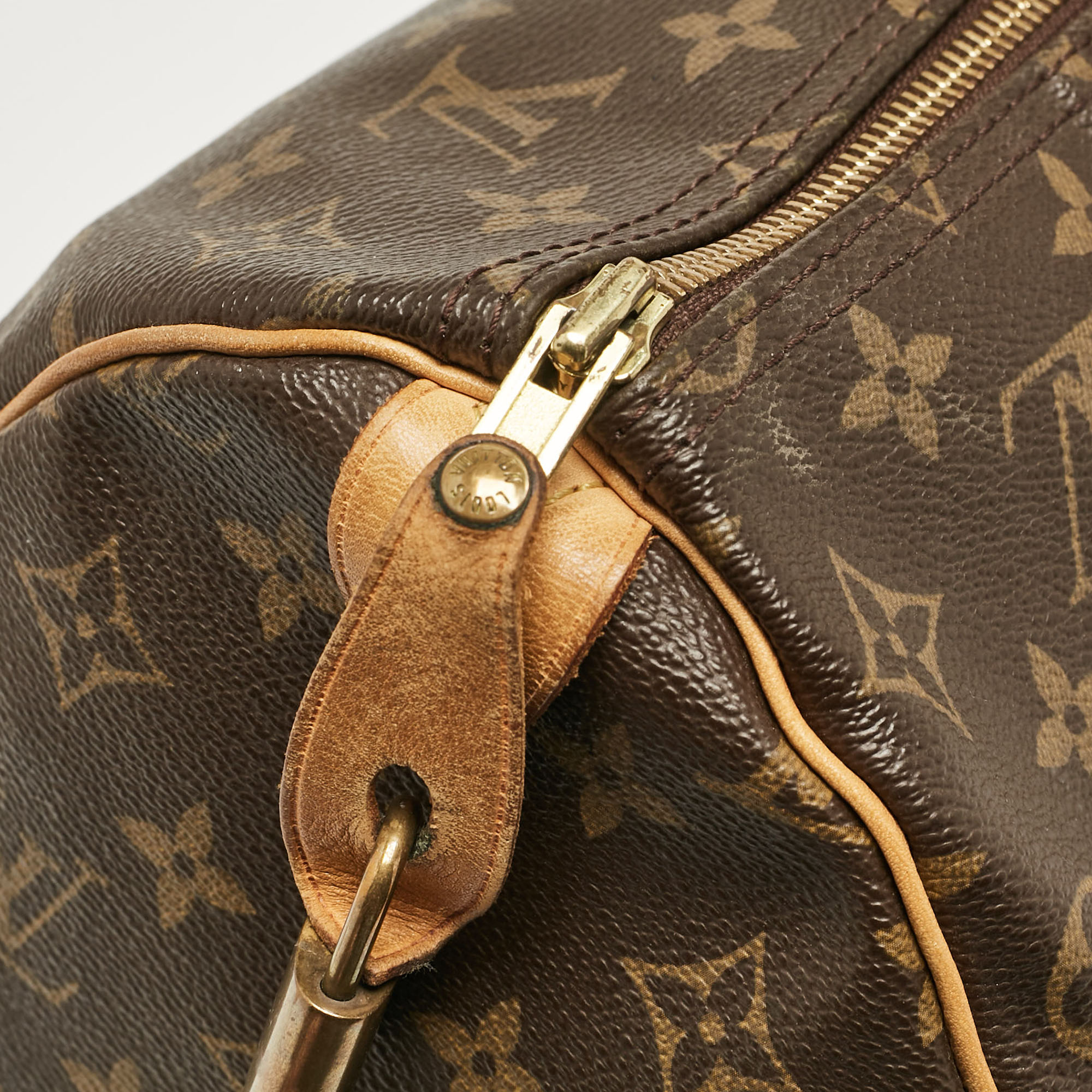 Louis Vuitton Monogram Canvas Speedy Bandouliere 35 Bag