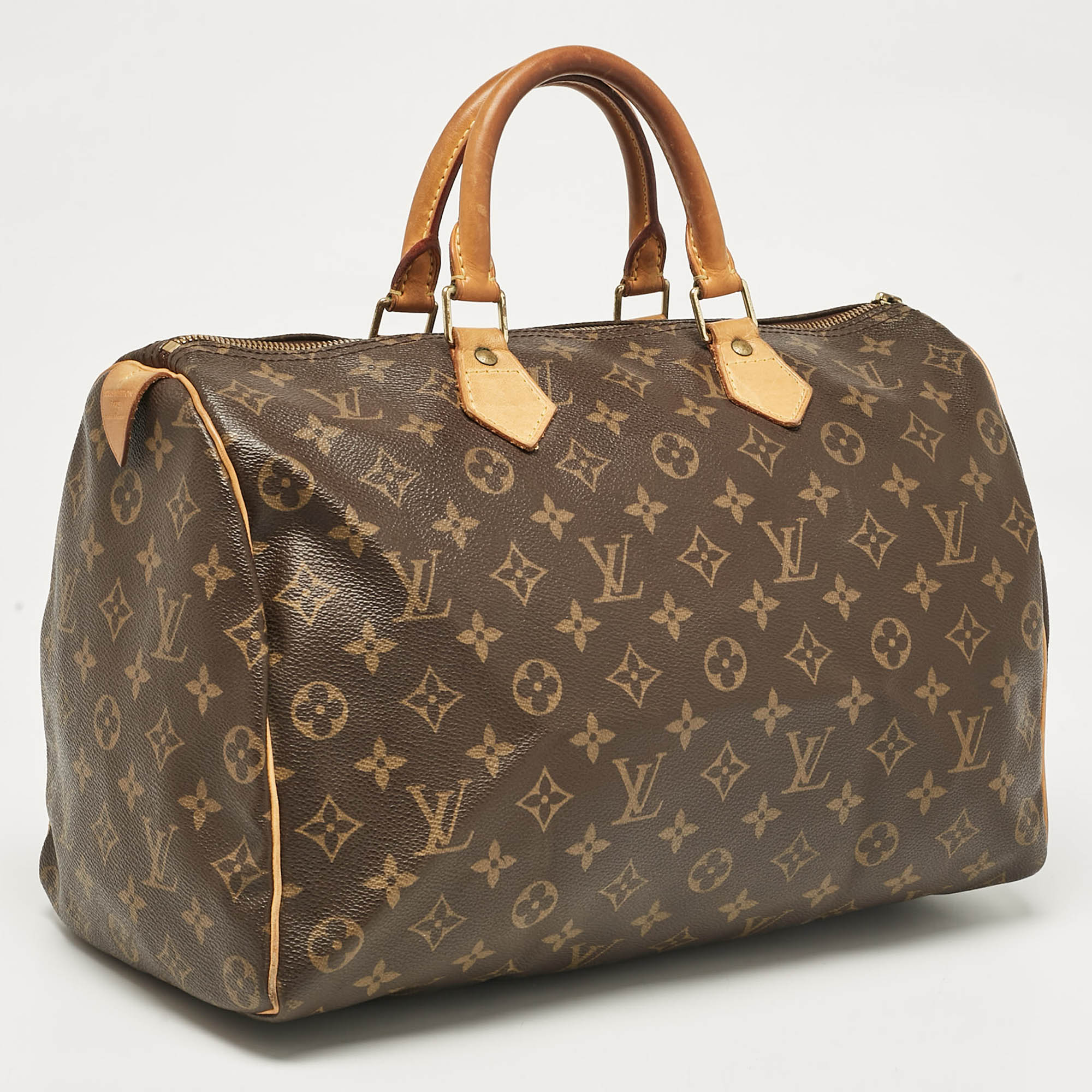 Louis Vuitton Monogram Canvas Speedy Bandouliere 35 Bag