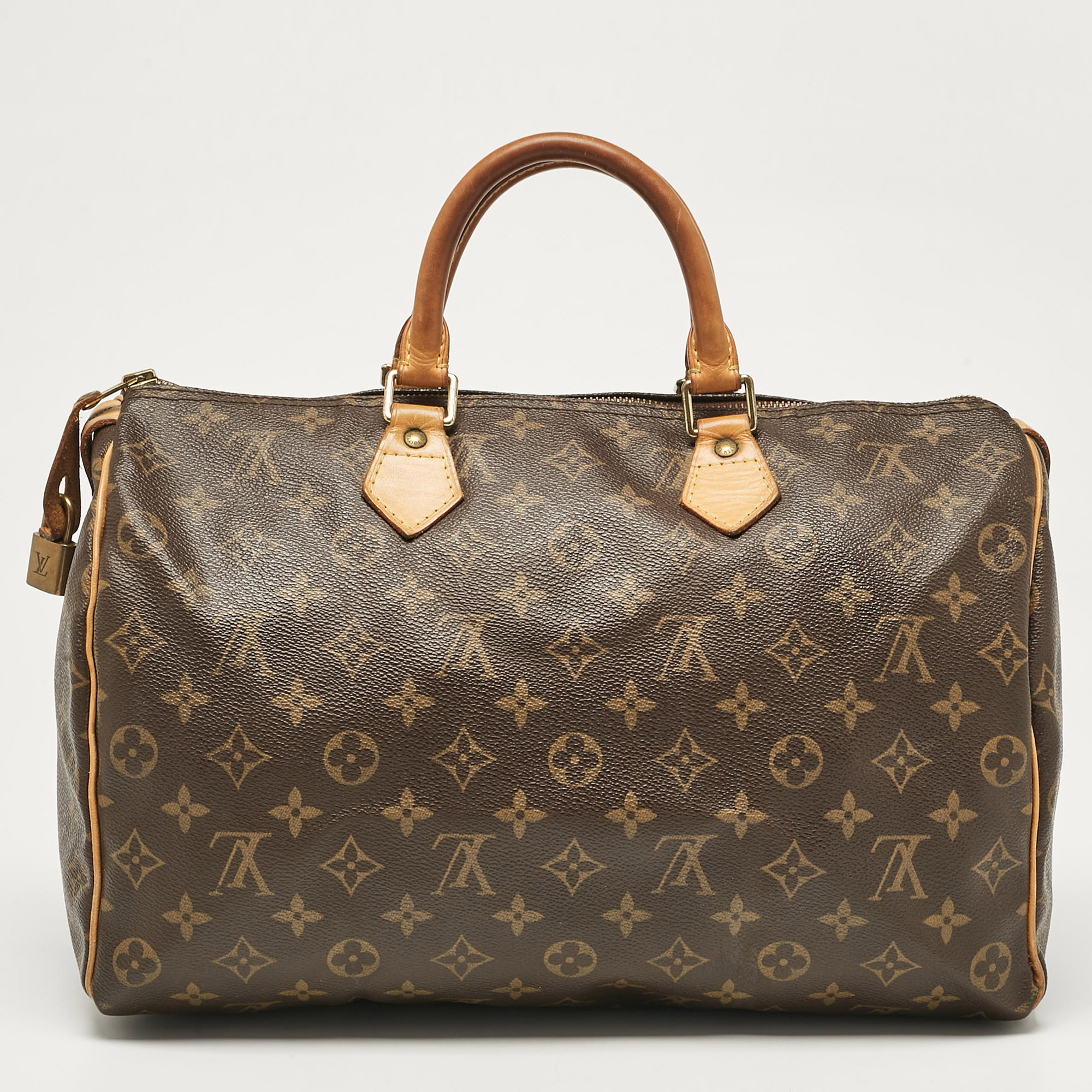 Louis Vuitton Monogram Canvas Speedy Bandouliere 35 Bag