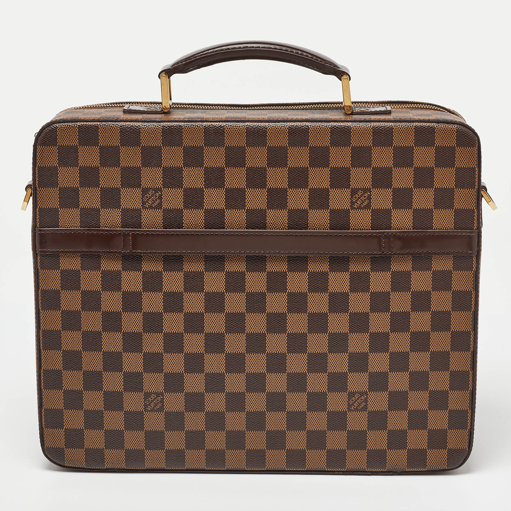 Louis Vuitton Damier Ebene Canvas Porte Ordinateur Sabana Bag