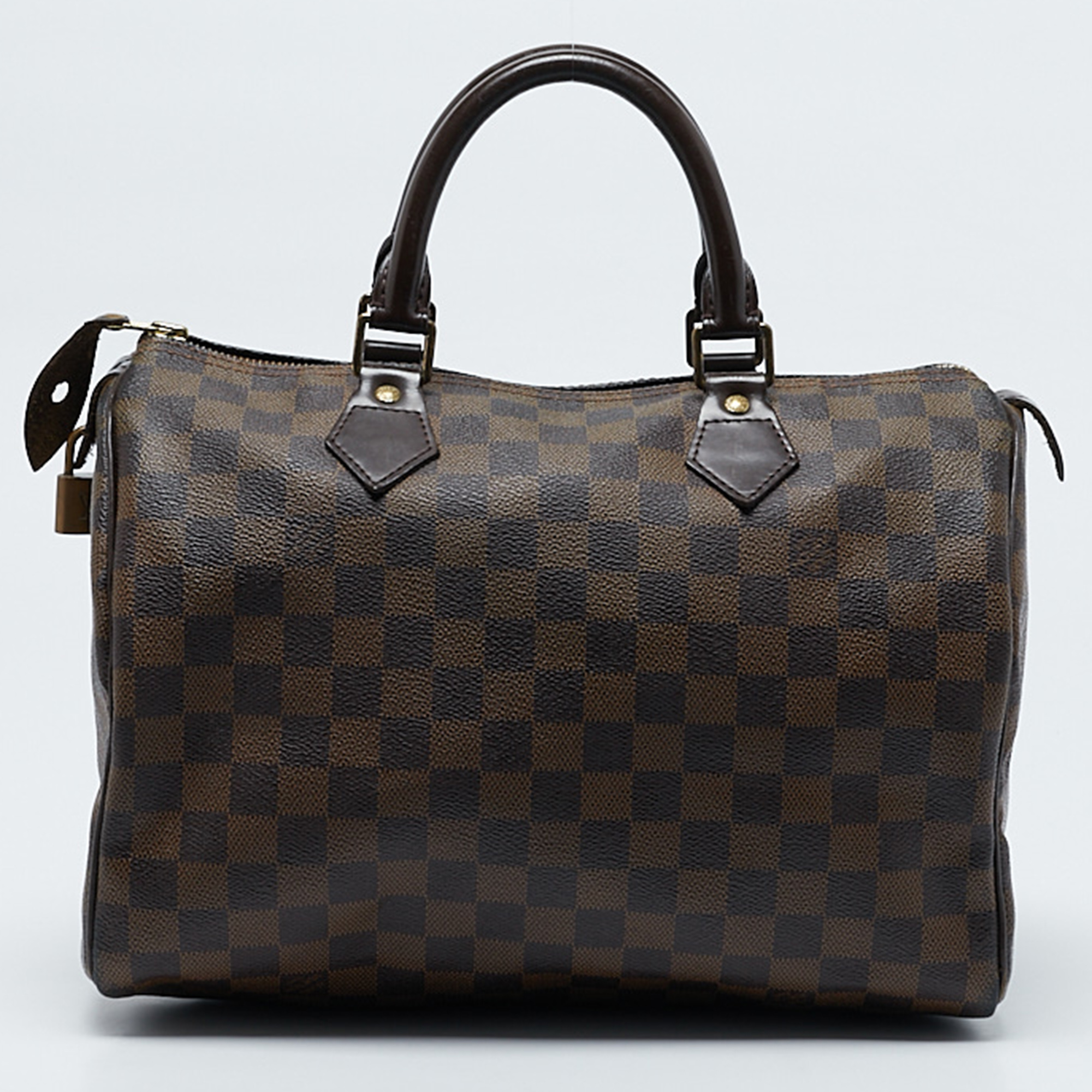 Louis Vuitton Damier Ebene Canvas Speedy 30 Bag