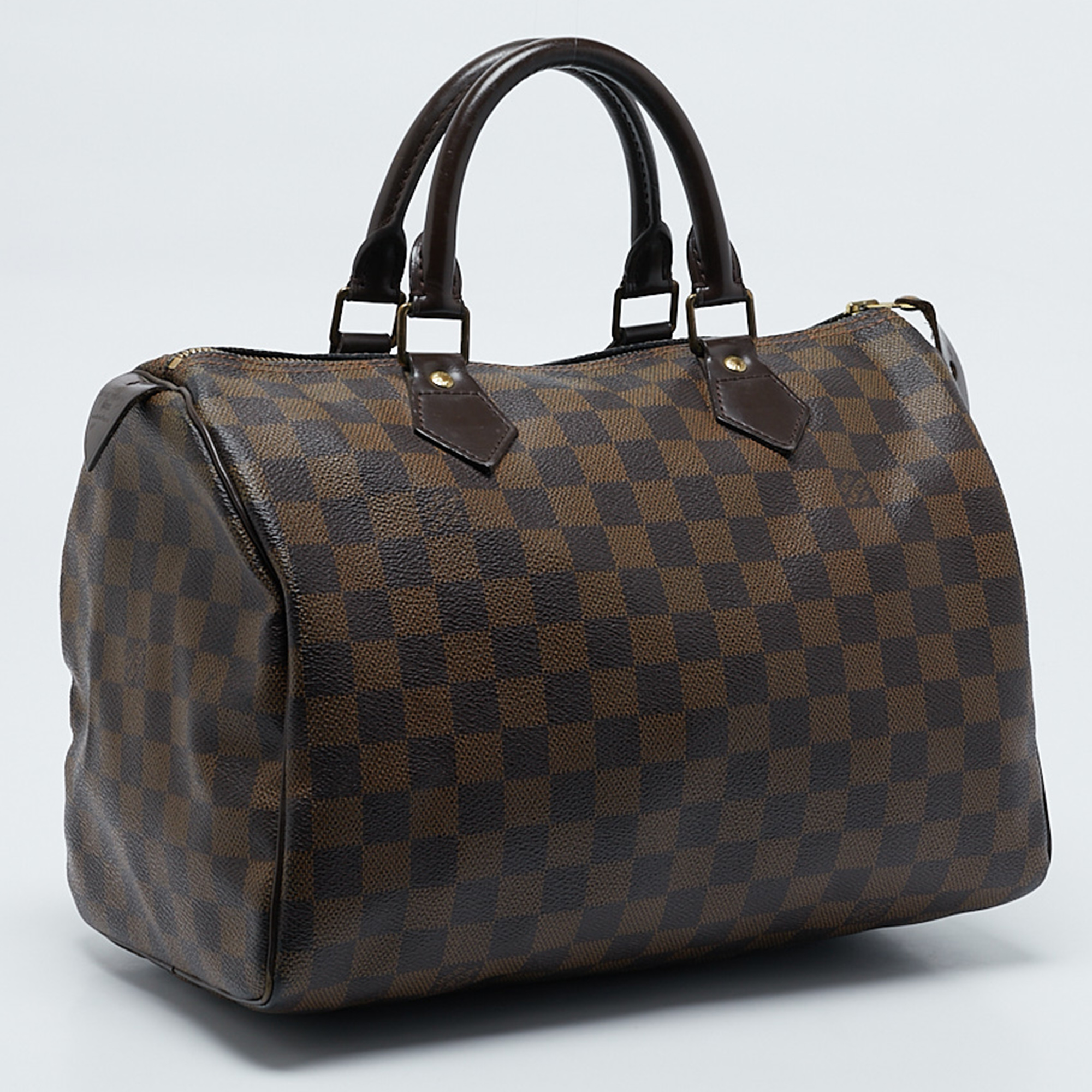 Louis Vuitton Damier Ebene Canvas Speedy 30 Bag