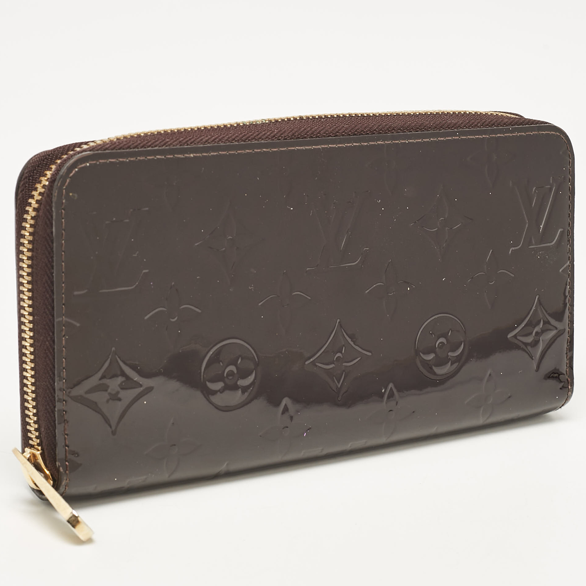 Louis Vuitton Amarante Monogram Vernis Zippy Wallet