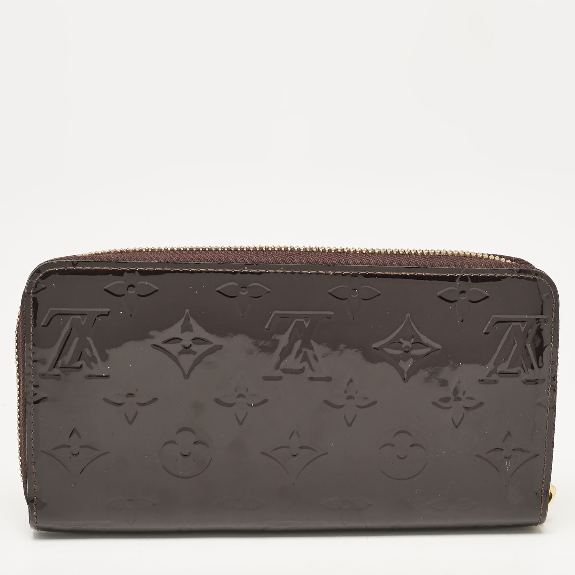 Louis Vuitton Amarante Monogram Vernis Zippy Wallet