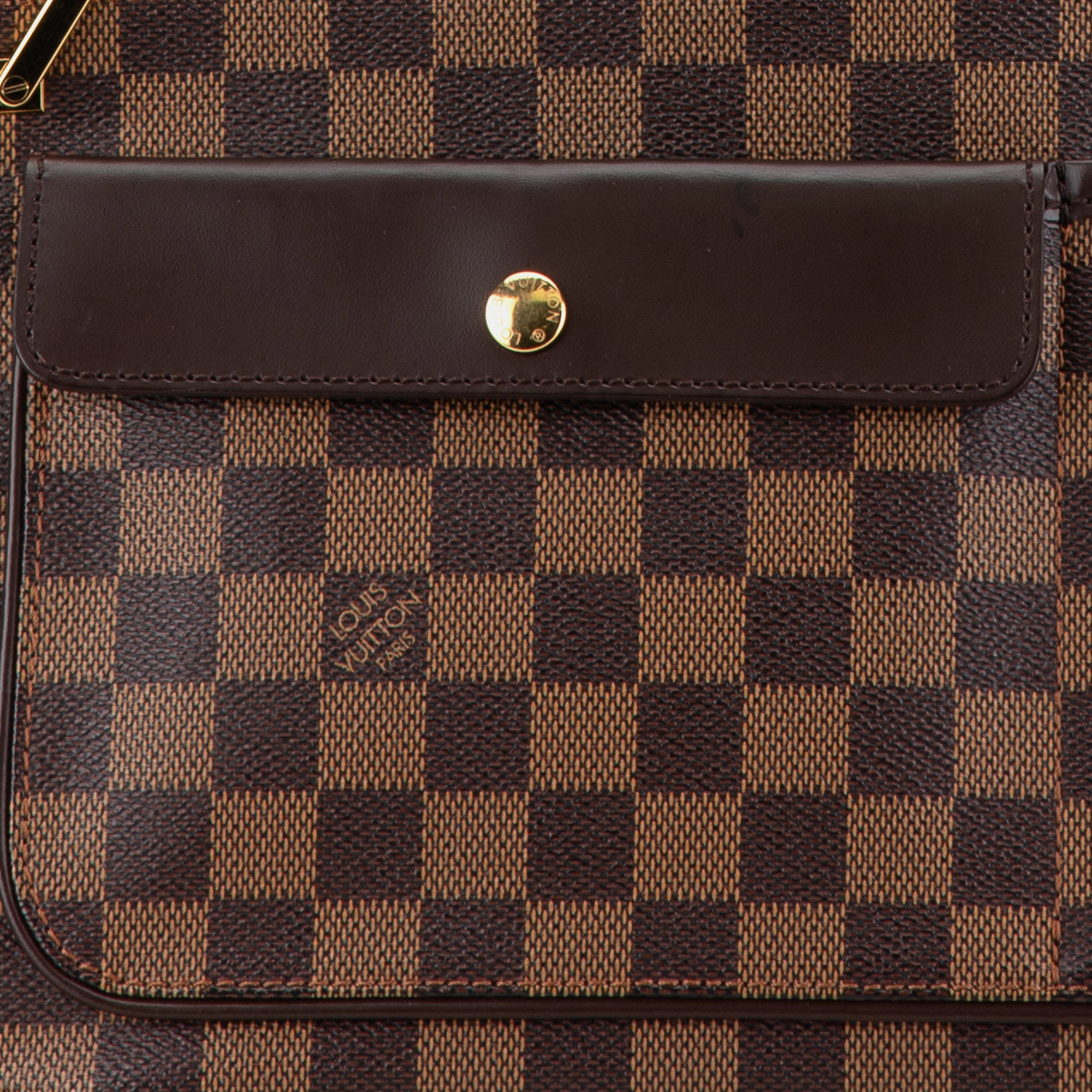 Louis Vuitton Brown Canvas Louis Vuitton Damier Ebene Aubagne