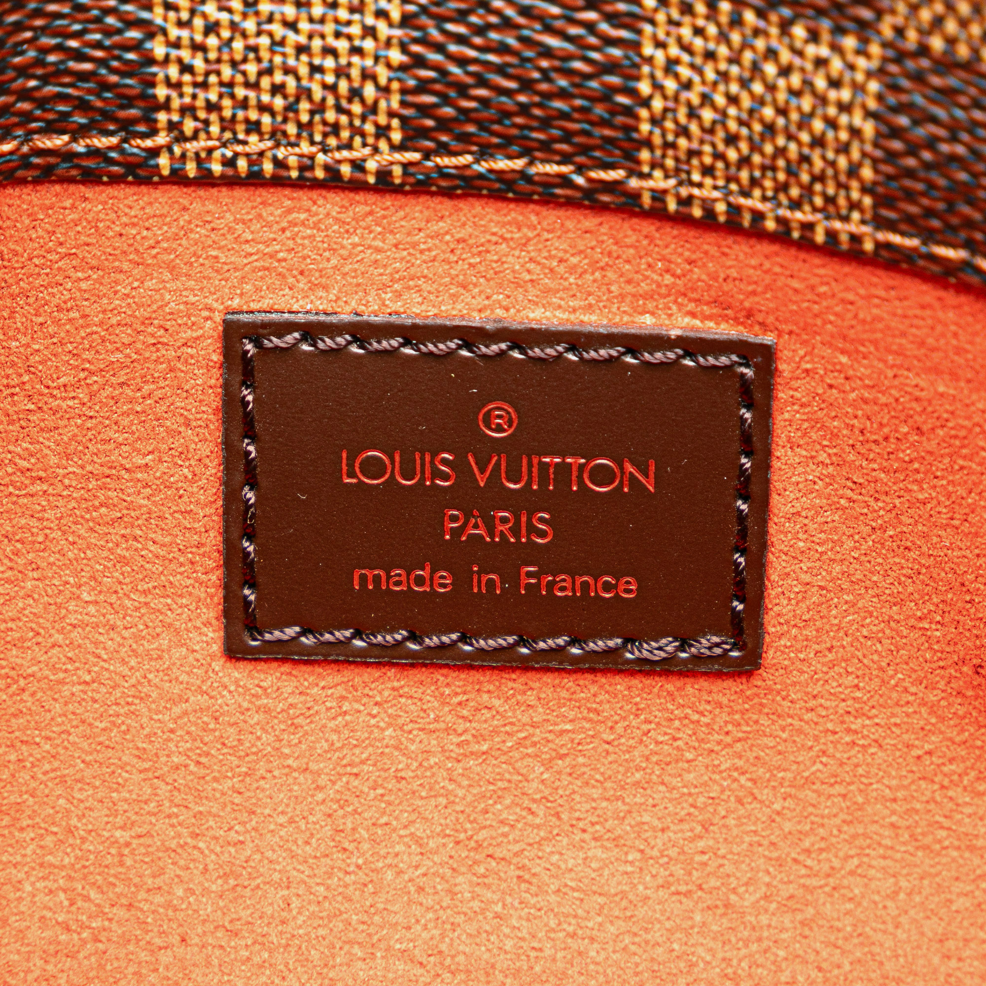 Louis Vuitton Brown Canvas Louis Vuitton Damier Ebene Aubagne