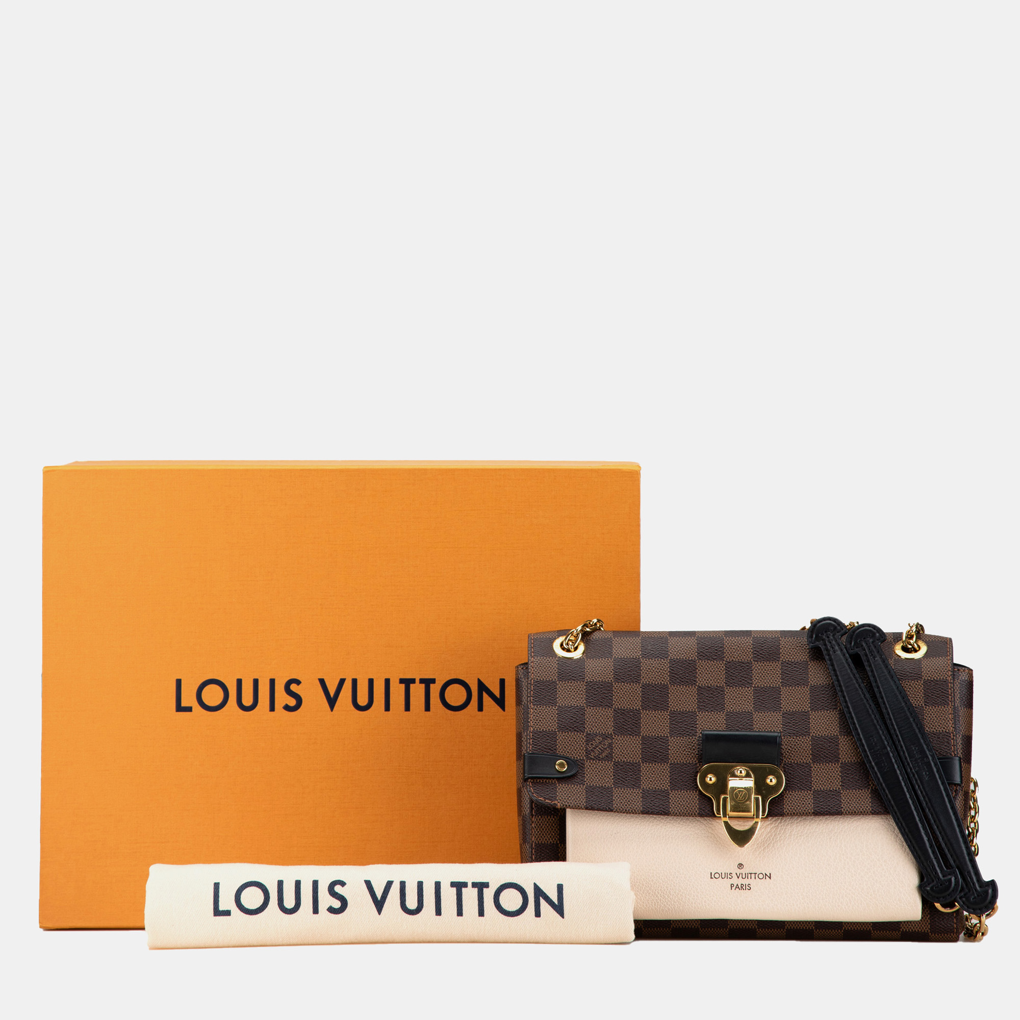 Louis Vuitton Brown Canvas Louis Vuitton Damier Ebene Vavin PM