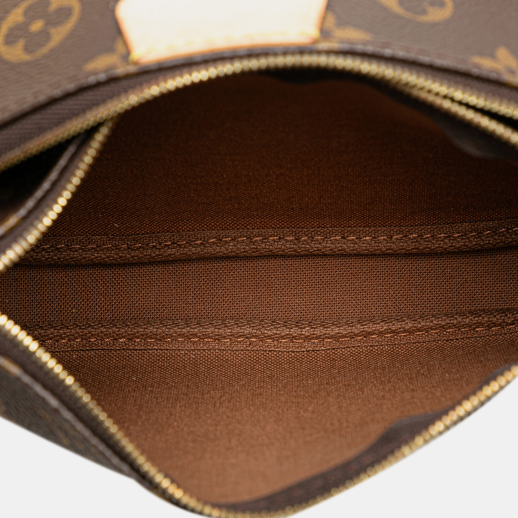 Louis Vuitton Brown Coated Canvas Multi Pochette Accessoires Bag