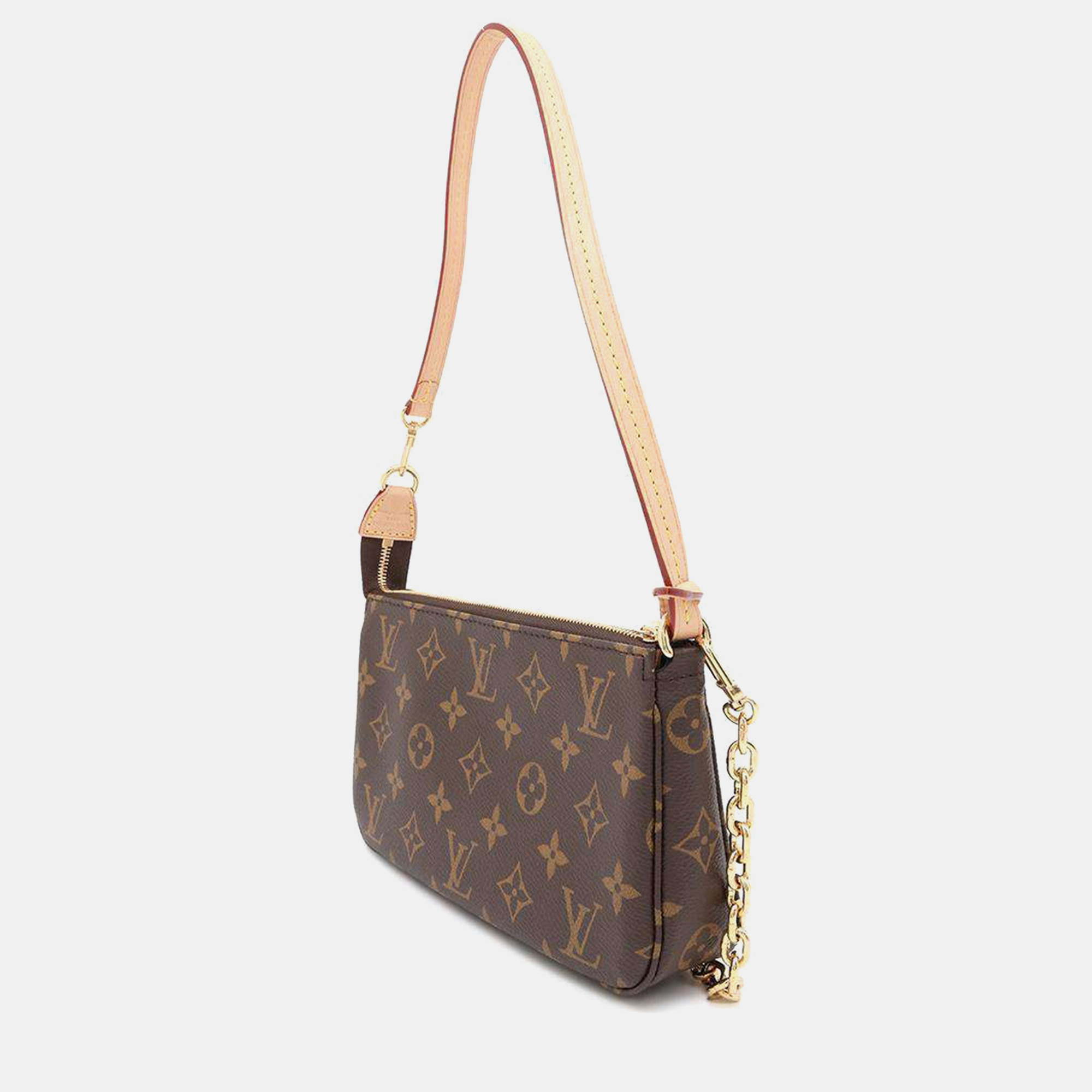 Louis Vuitton Brown Monogram Pochette Accessoires Bag