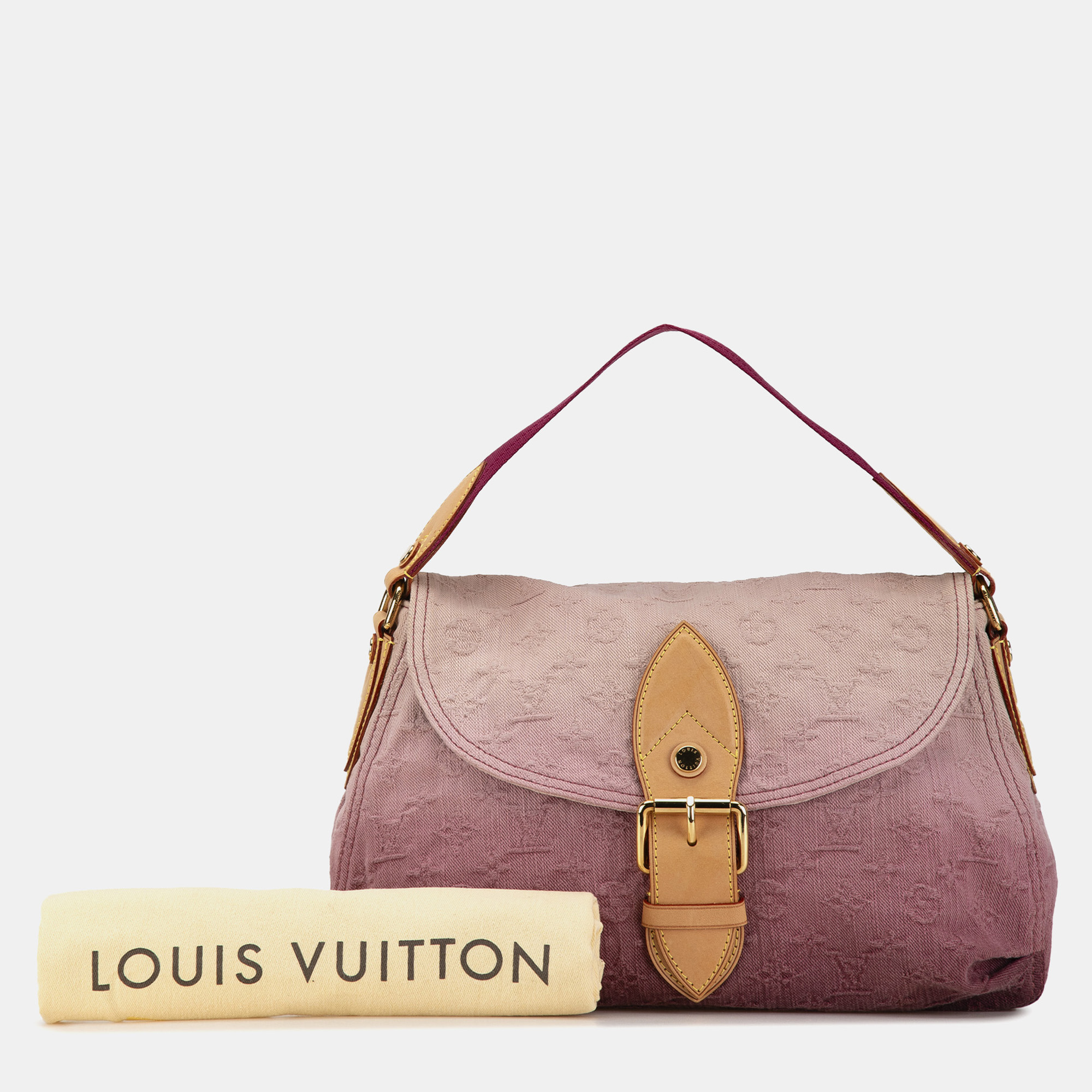 Louis Vuitton Pink Denim And Fabric Louis Vuitton Monogram Denim Sunray