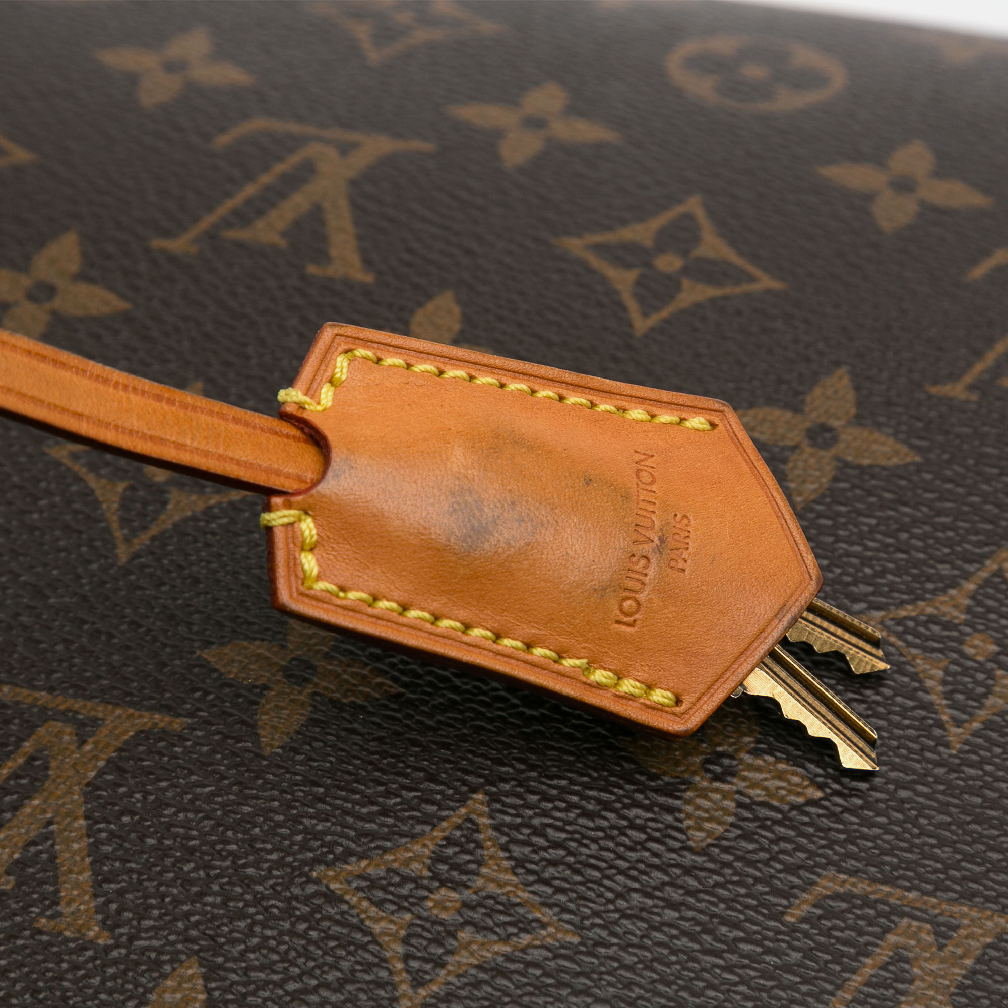 Louis Vuitton Brown Canvas Louis Vuitton Monogram Lockit Chain MM