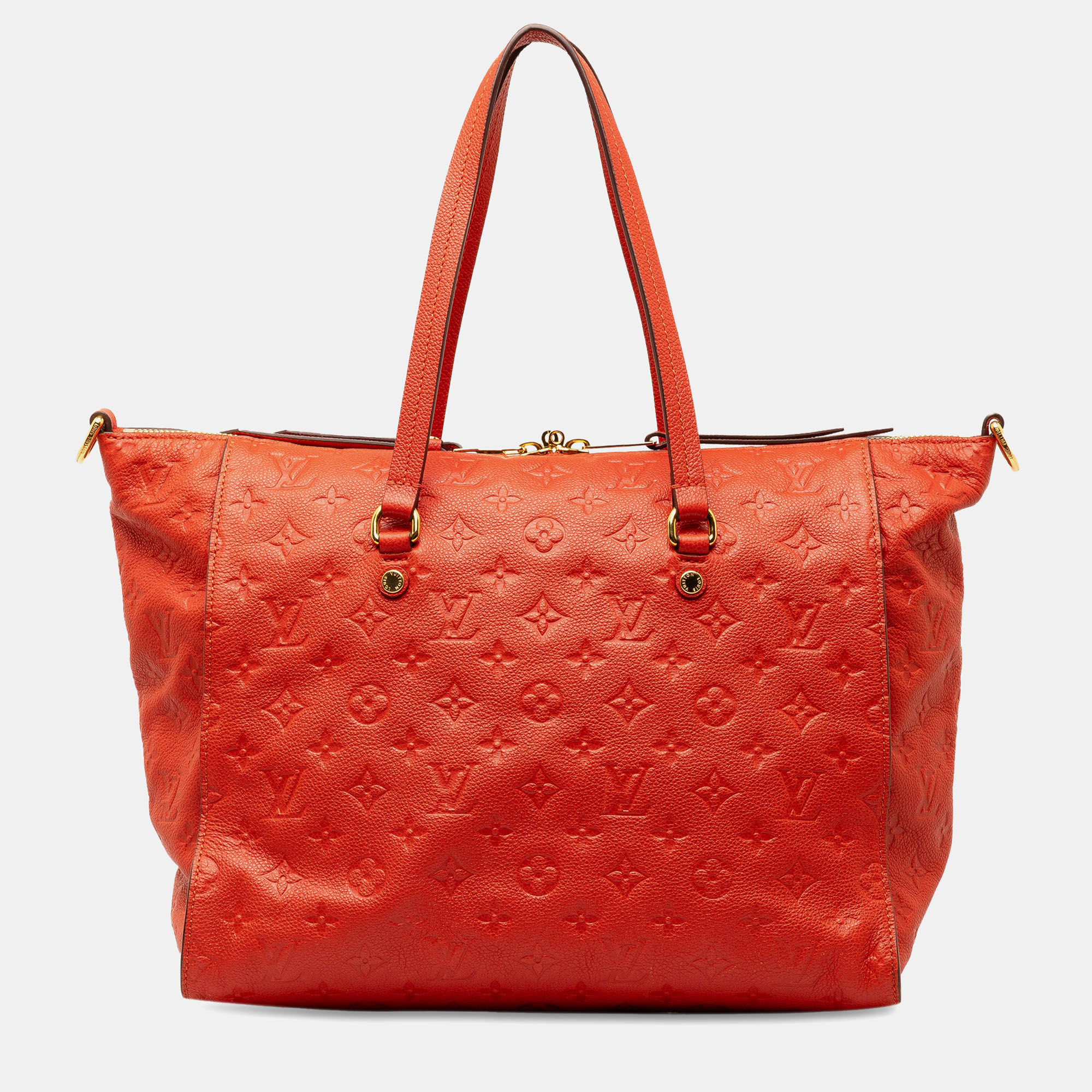 Louis Vuitton Orange Leather Louis Vuitton Monogram Empreinte Lumineuse PM