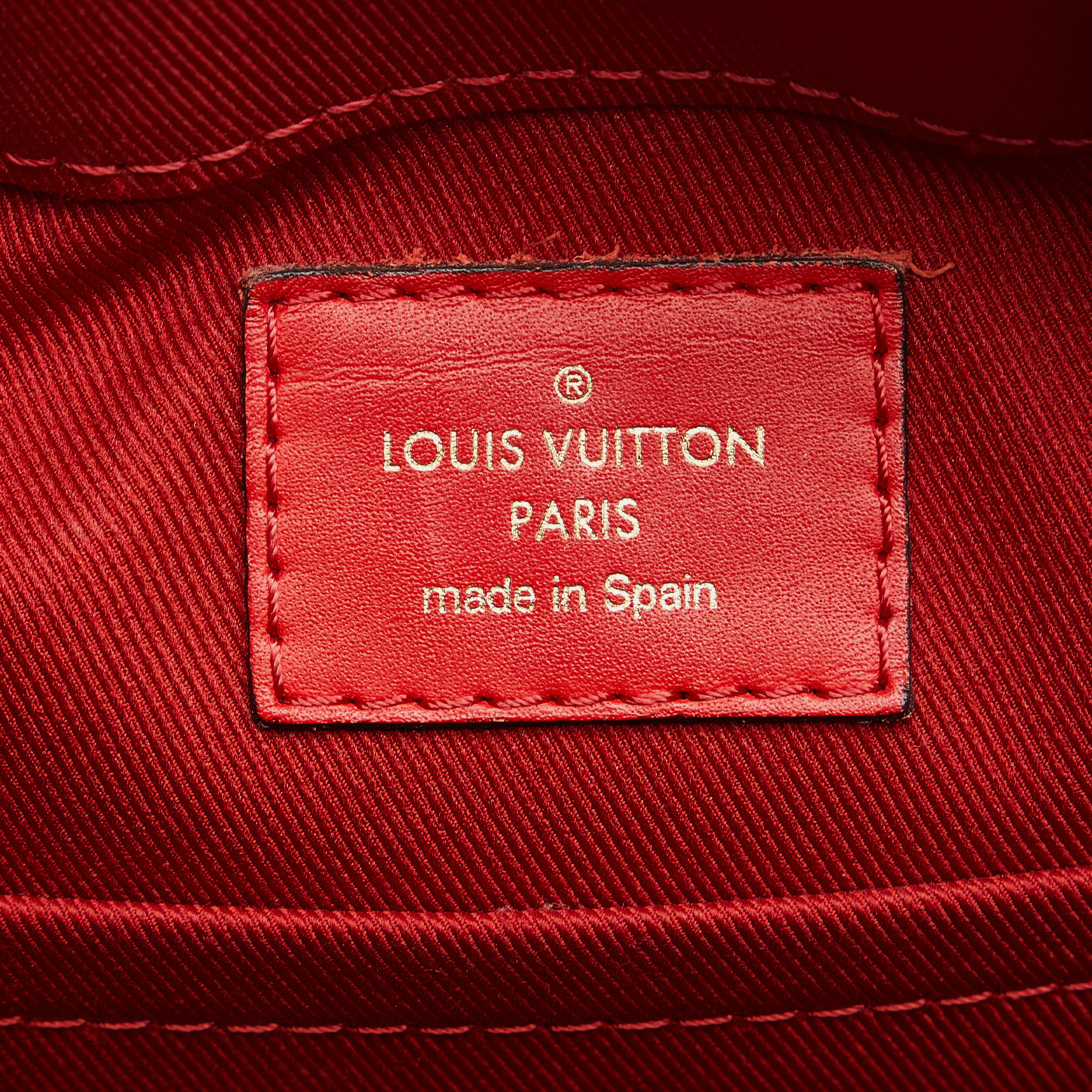 Louis Vuitton Brown Canvas Louis Vuitton Monogram Saintonge