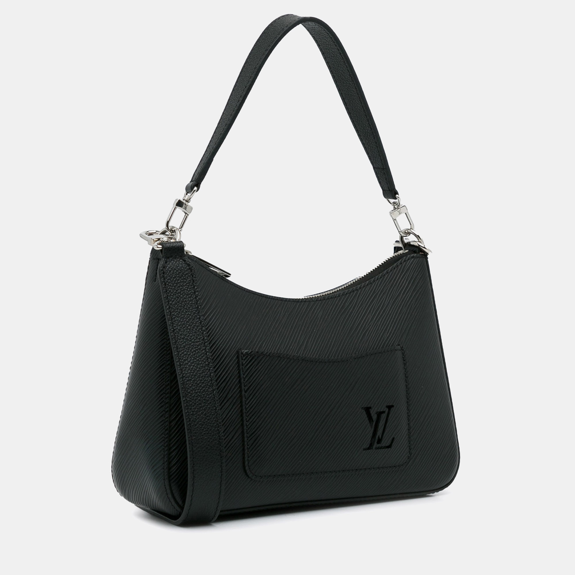 Louis Vuitton Black Leather Louis Vuitton Epi Marelle Satchel