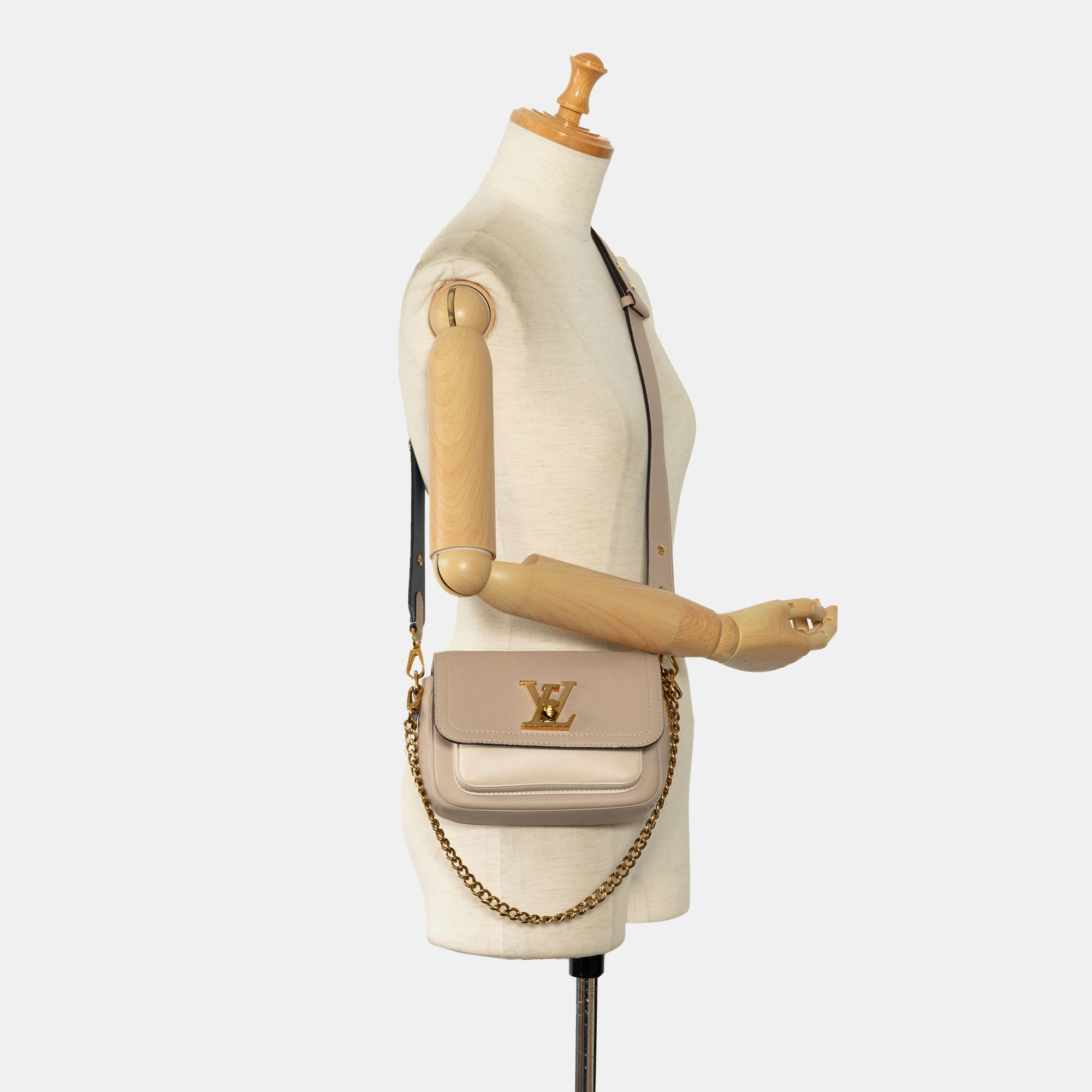 Louis Vuitton Brown Calf Leather Lockme Tender