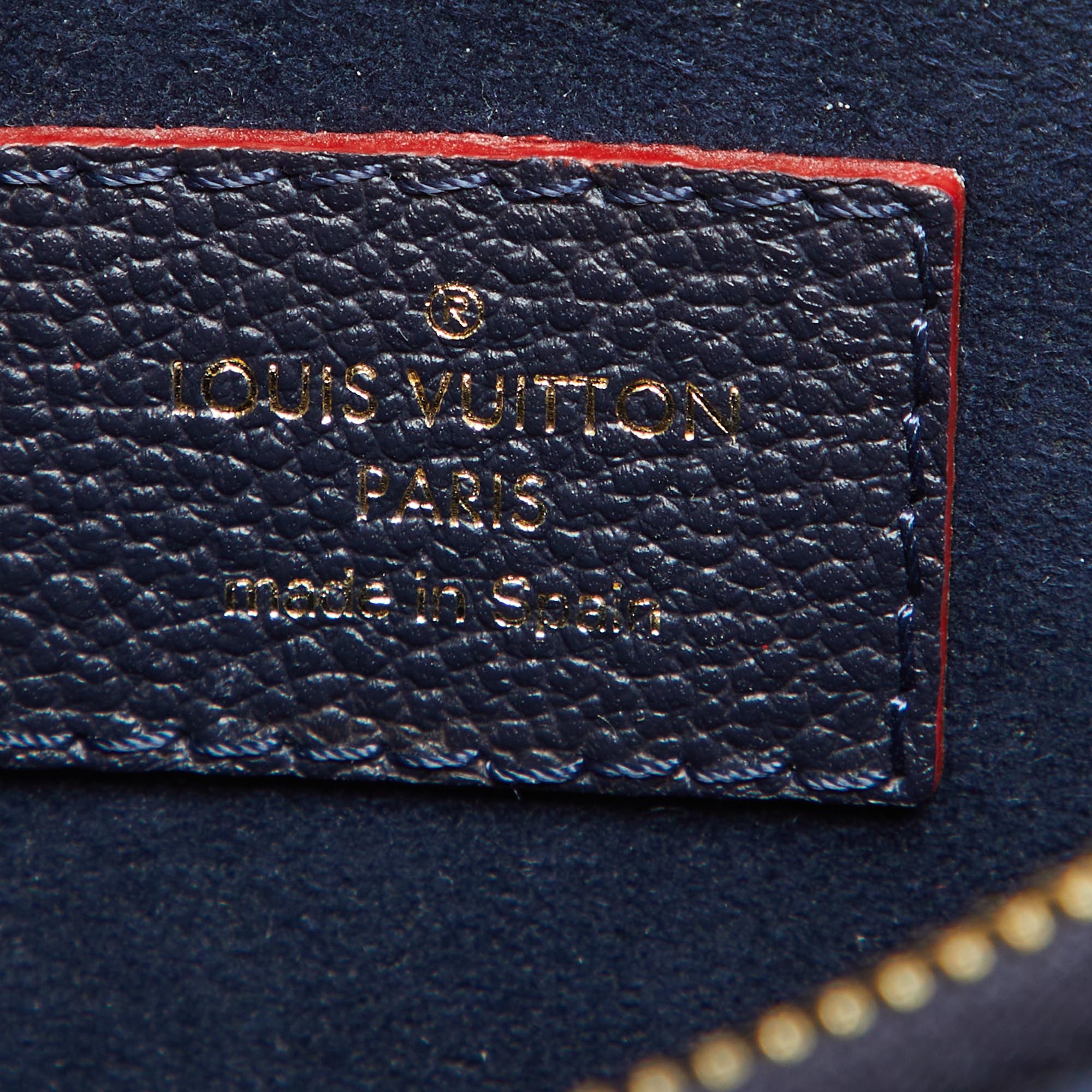 Louis Vuitton Bleu Infini Monogram Empreinte Leather Surene BB Bag