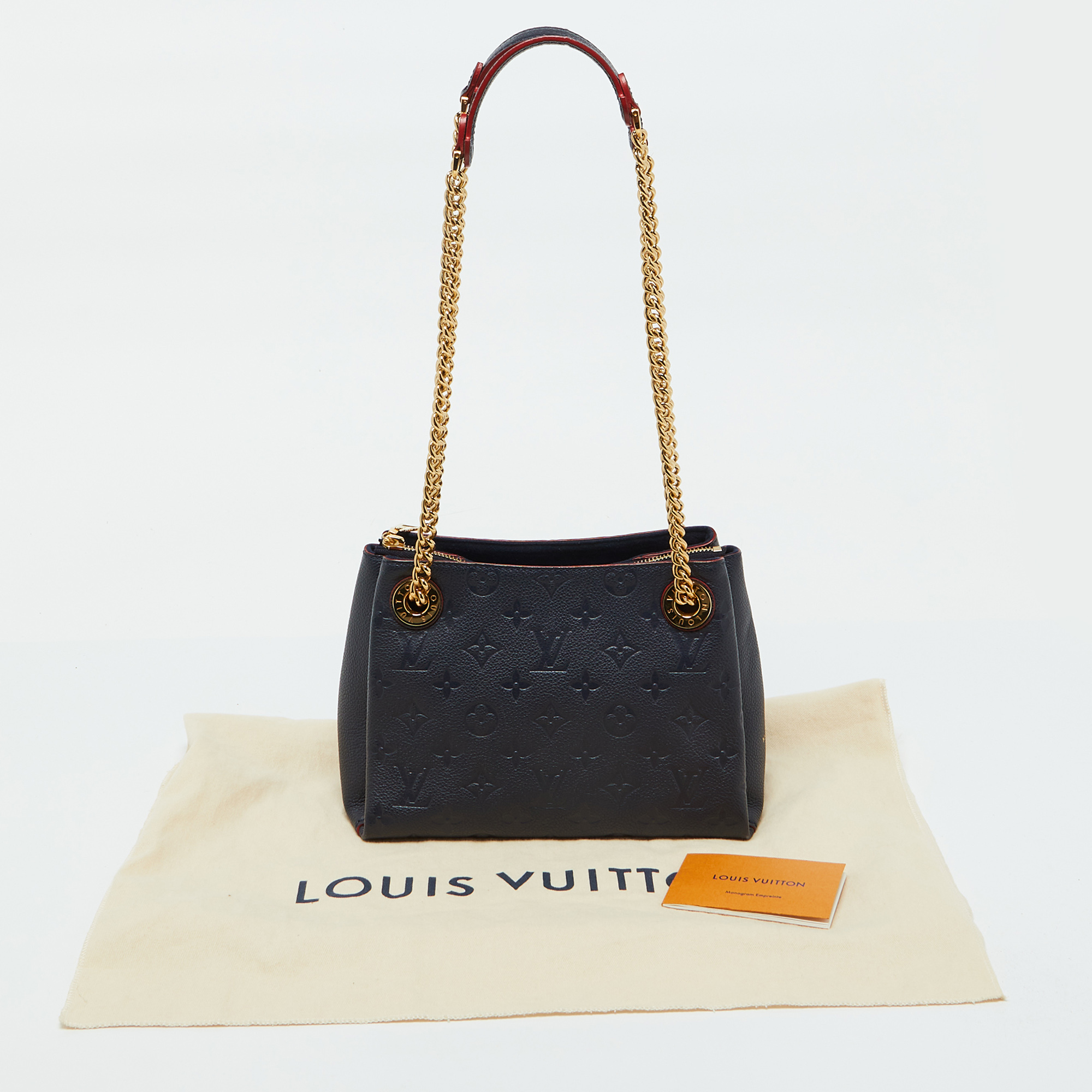 Louis Vuitton Bleu Infini Monogram Empreinte Leather Surene BB Bag