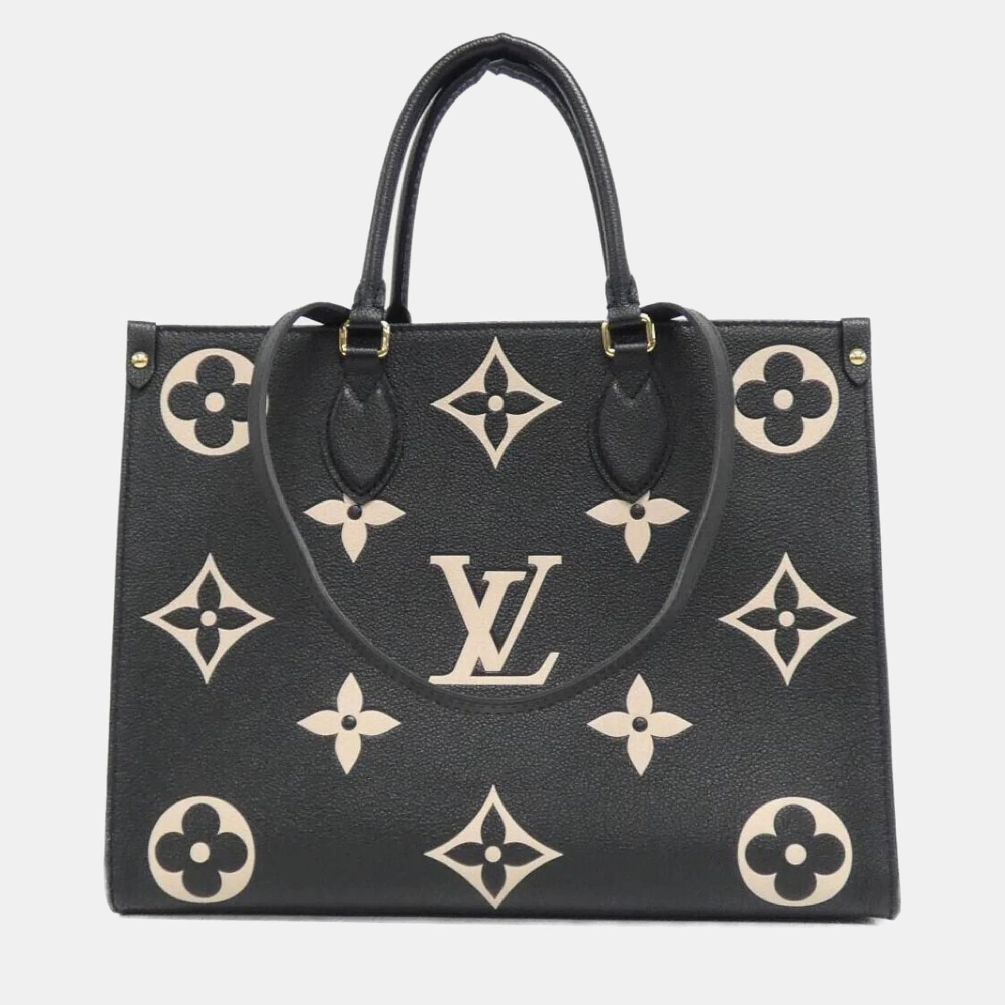 Louis Vuitton Bicolor Monogram Empreinte OnTheGo MM Handbag, Multicolor
Louis Vuitton Bicolor Monogram Empreinte OnTheGo MM Handbag, Multicolor
