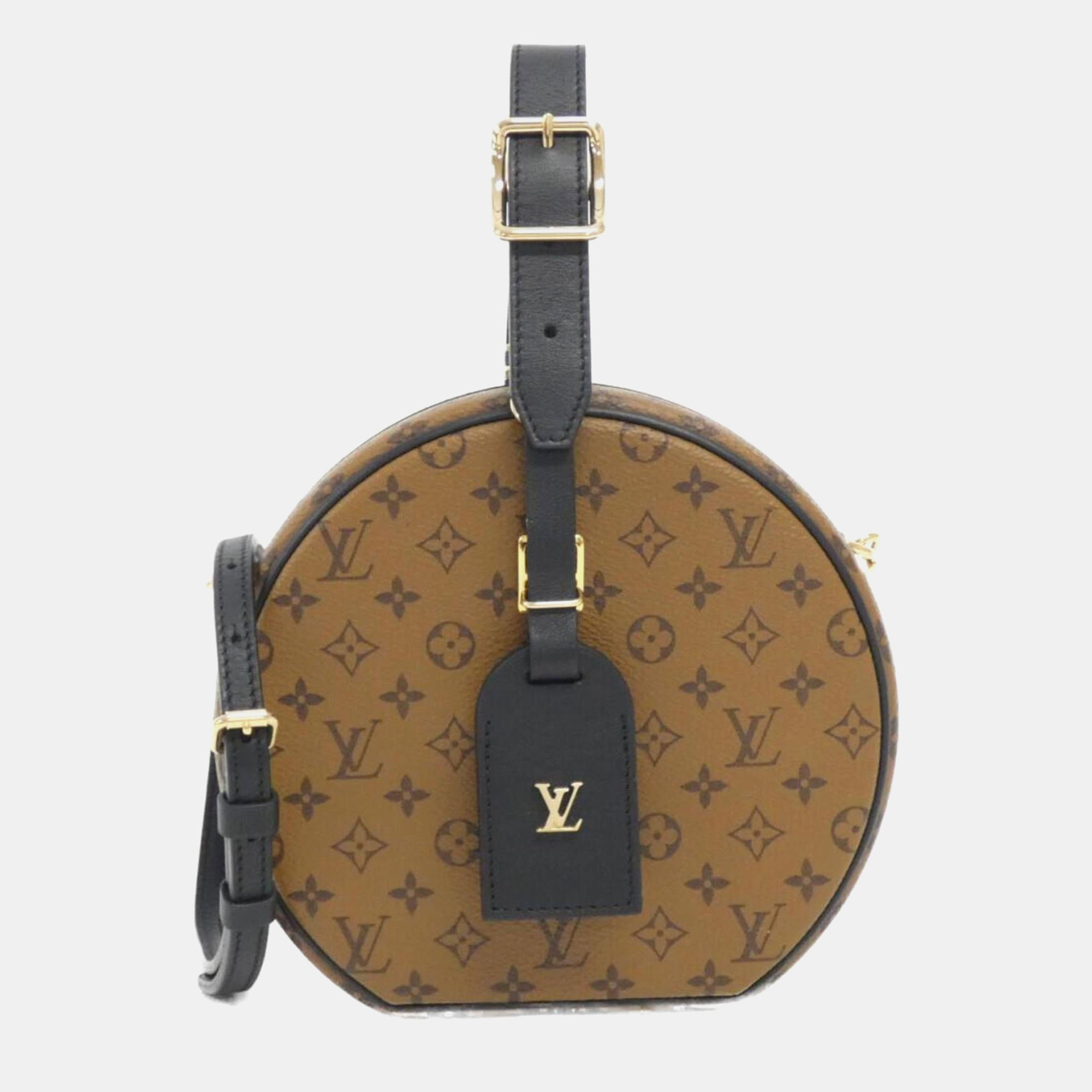 Louis Vuitton Monogram Reverse Petite Boite Chapeau Shoulder Bag, Brown
Louis Vuitton Monogram Reverse Petite Boite Chapeau Shoulder Bag, Brown