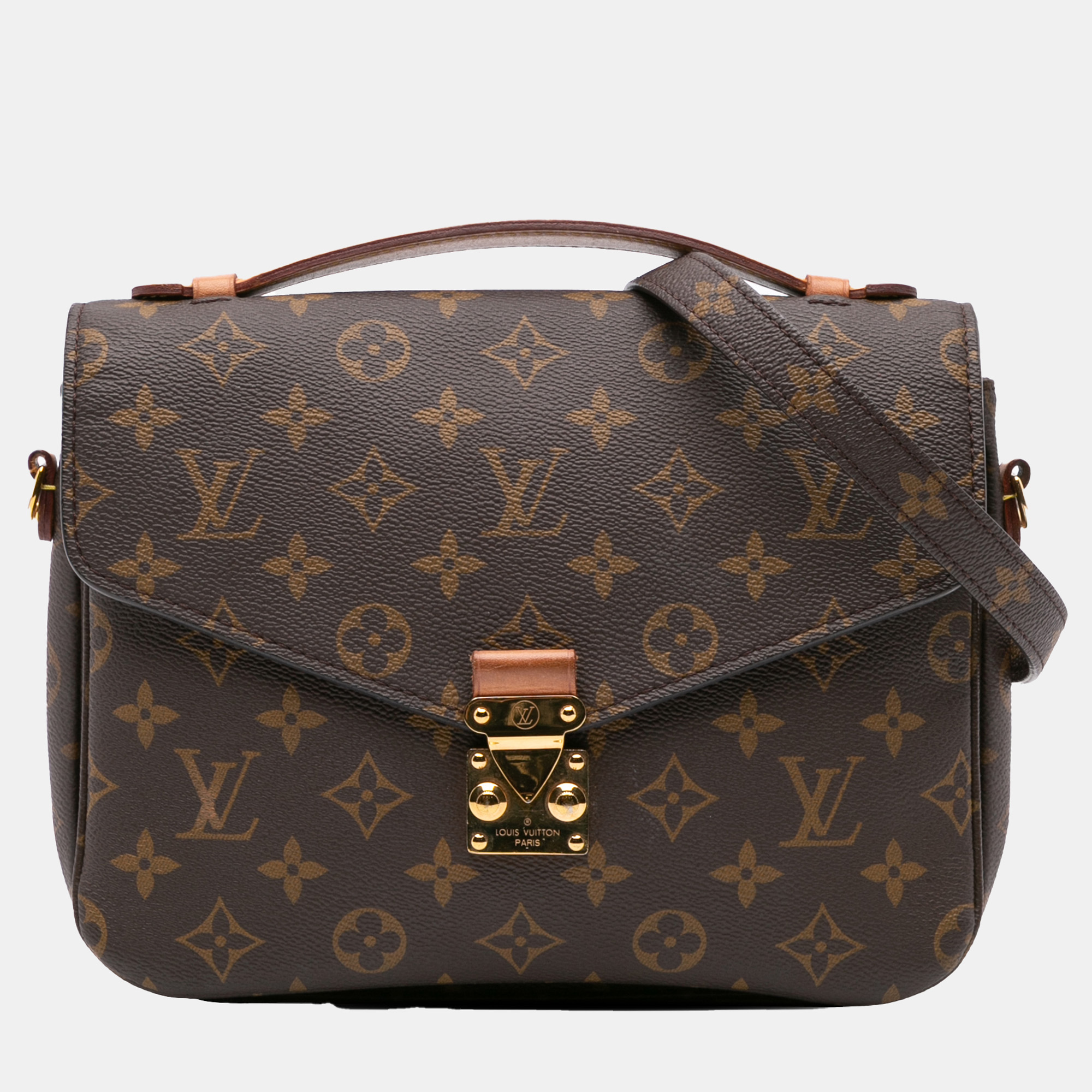 Louis Vuitton Brown Monogram Pochette Metis