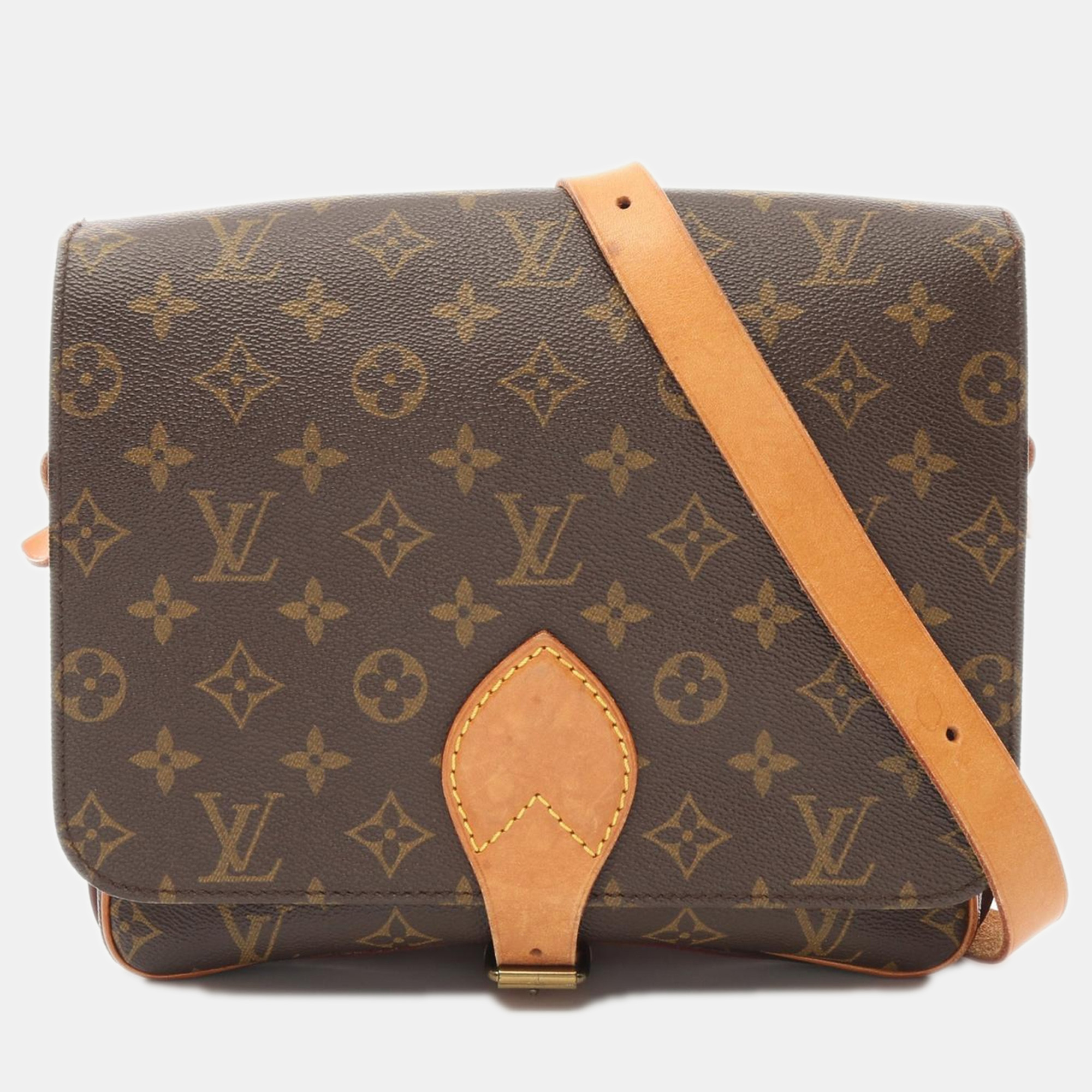 Louis Vuitton Brown Monogram Cartouchiere GM Shoulder crossbody Bag
Louis Vuitton Brown Monogram Cartouchiere GM Shoulder crossbody Bag
